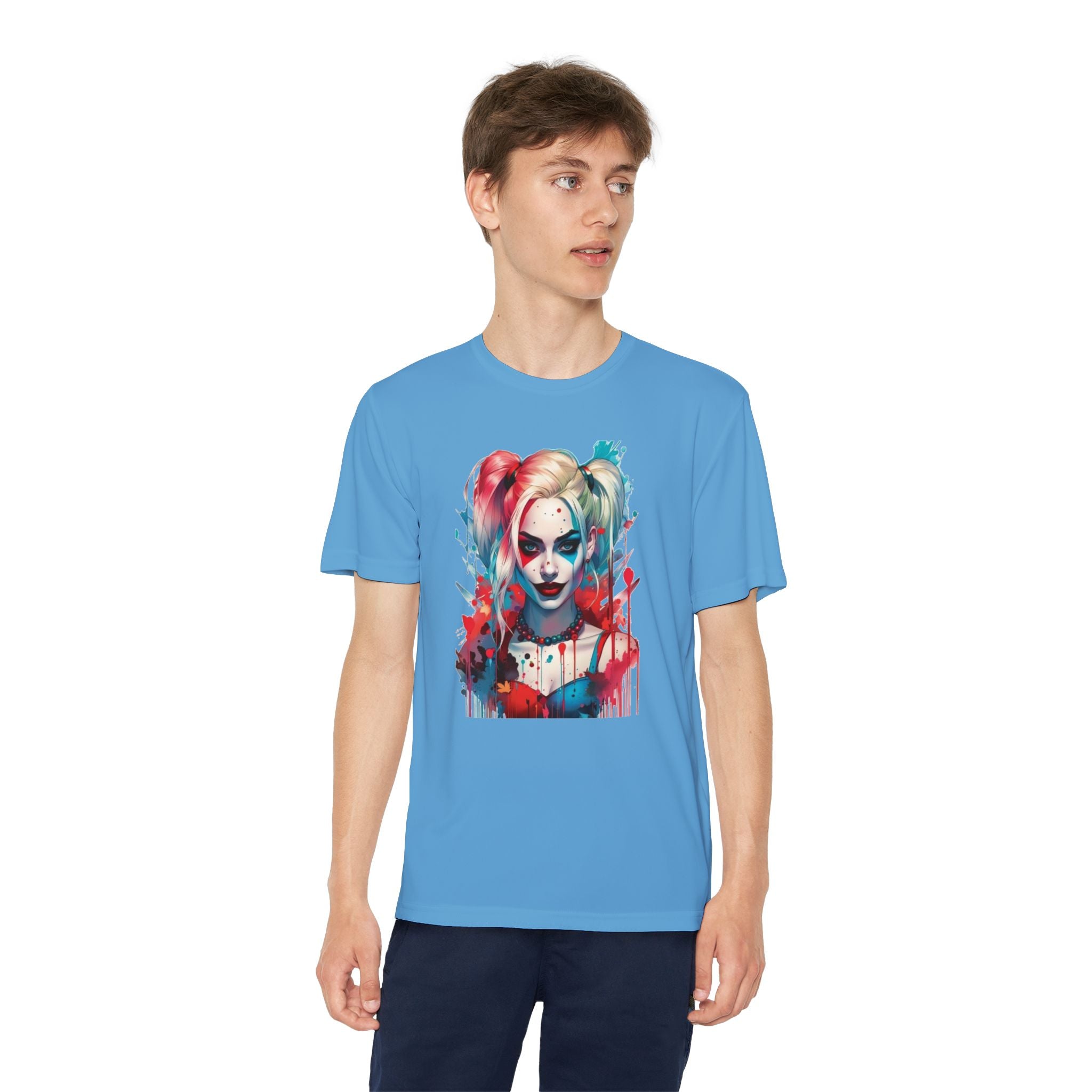 Superhero Youth T-Shirt Sports Graphic Tee, Cool Athletic Shirt for Kids