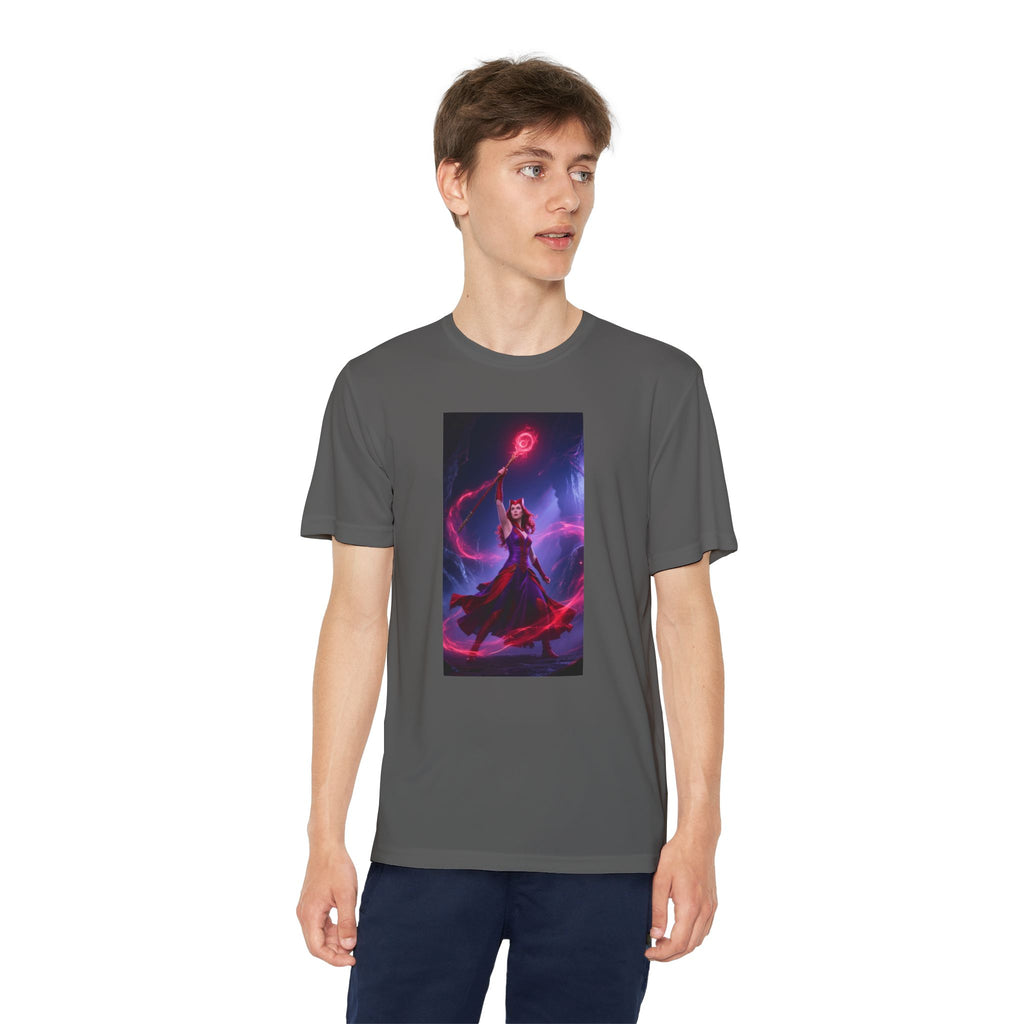 Superhero Youth T-Shirt Sports Graphic Tee, Cool Athletic Shirt for Kids