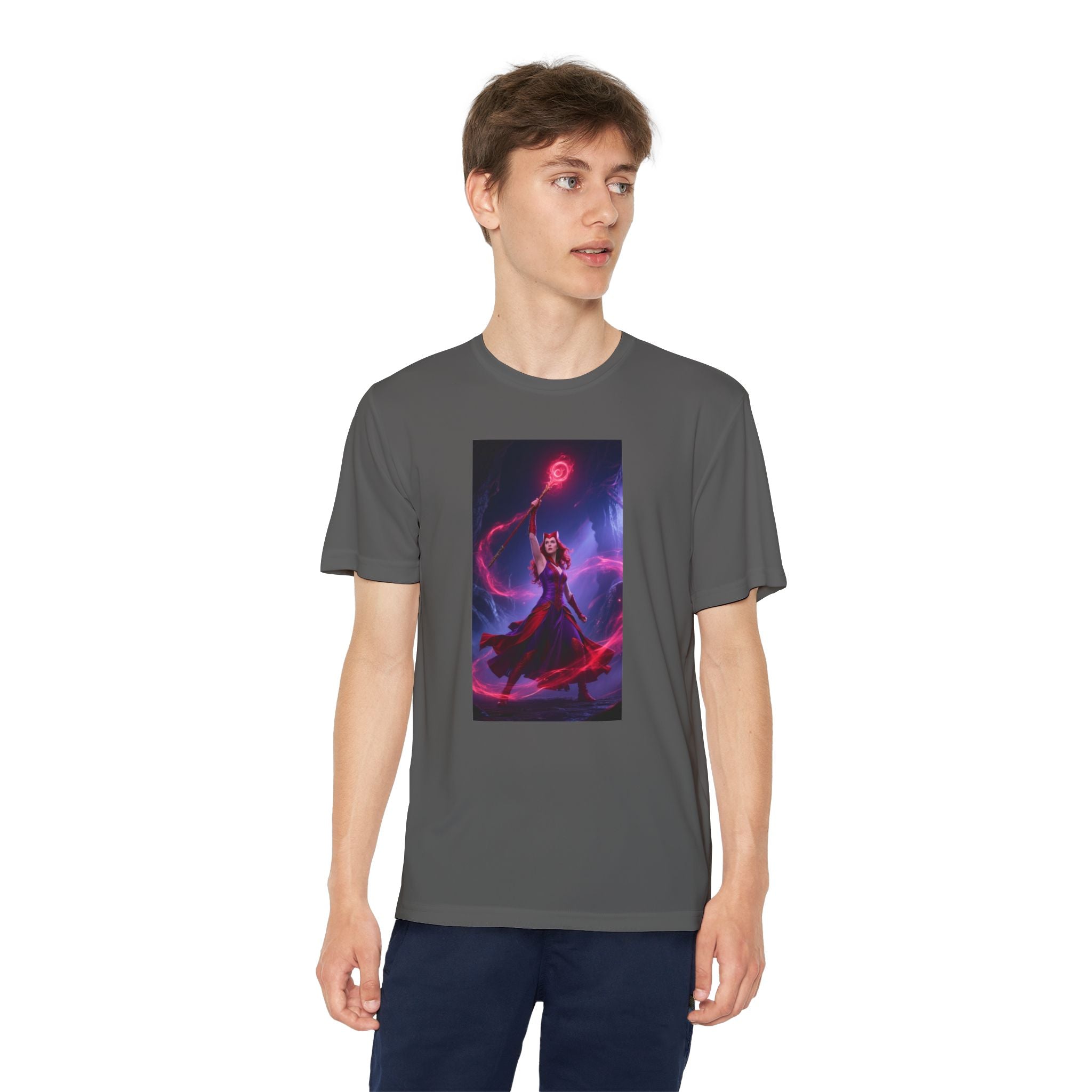 Superhero Youth T-Shirt Sports Graphic Tee, Cool Athletic Shirt for Kids
