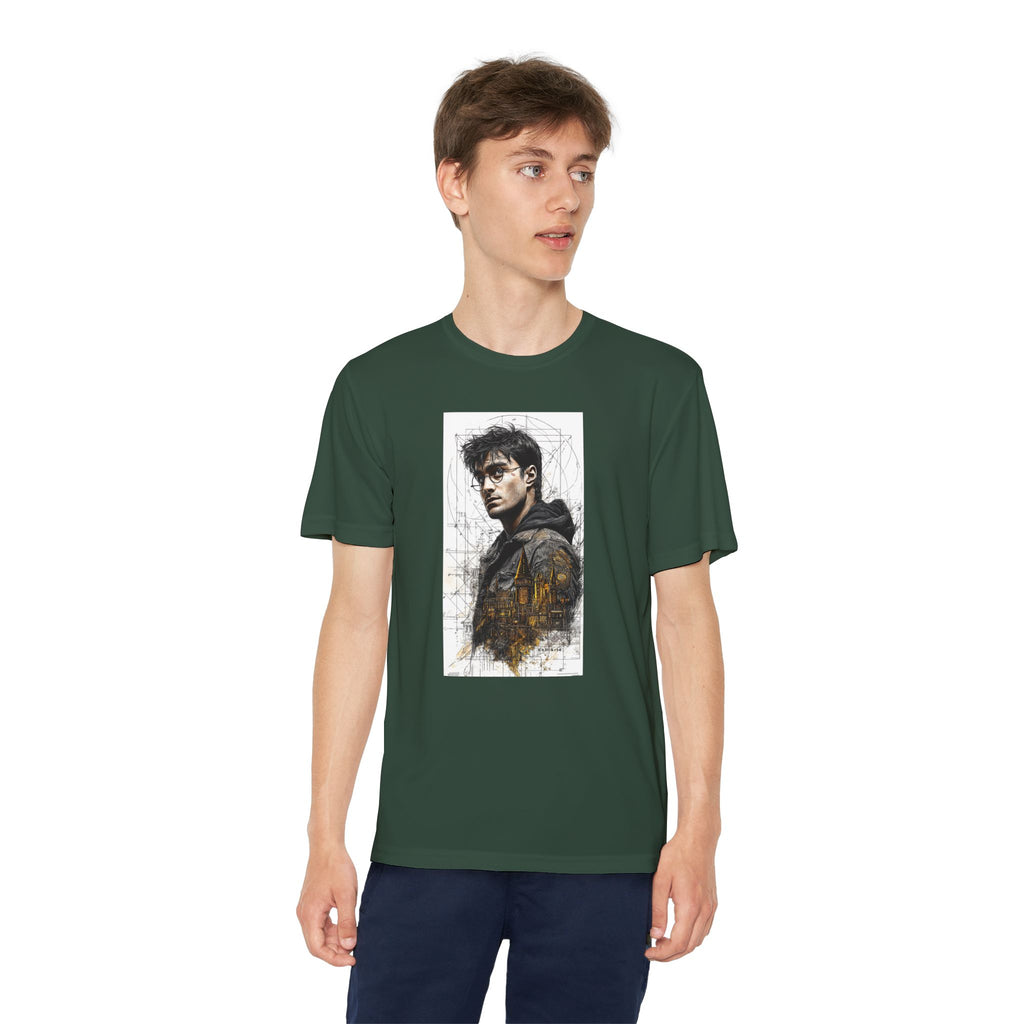 Youth Competitor Tee - Harry Potter, Wizard School Shirt, Magical Kids Top, Hogwarts Fan Gift, Sorcerer's Stone T-Shirt