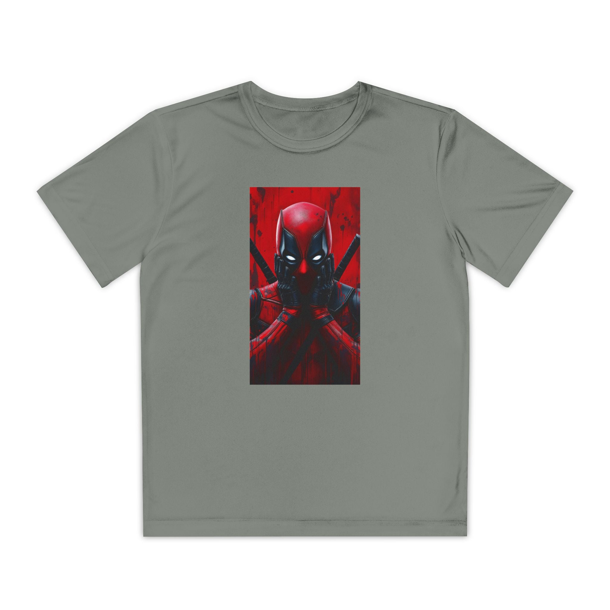 Deadpool Superhero Marvel Patriotic, Kids Graphic T-Shirt, Boys Hero Top, Girls Comic Book Clothing, Birthday