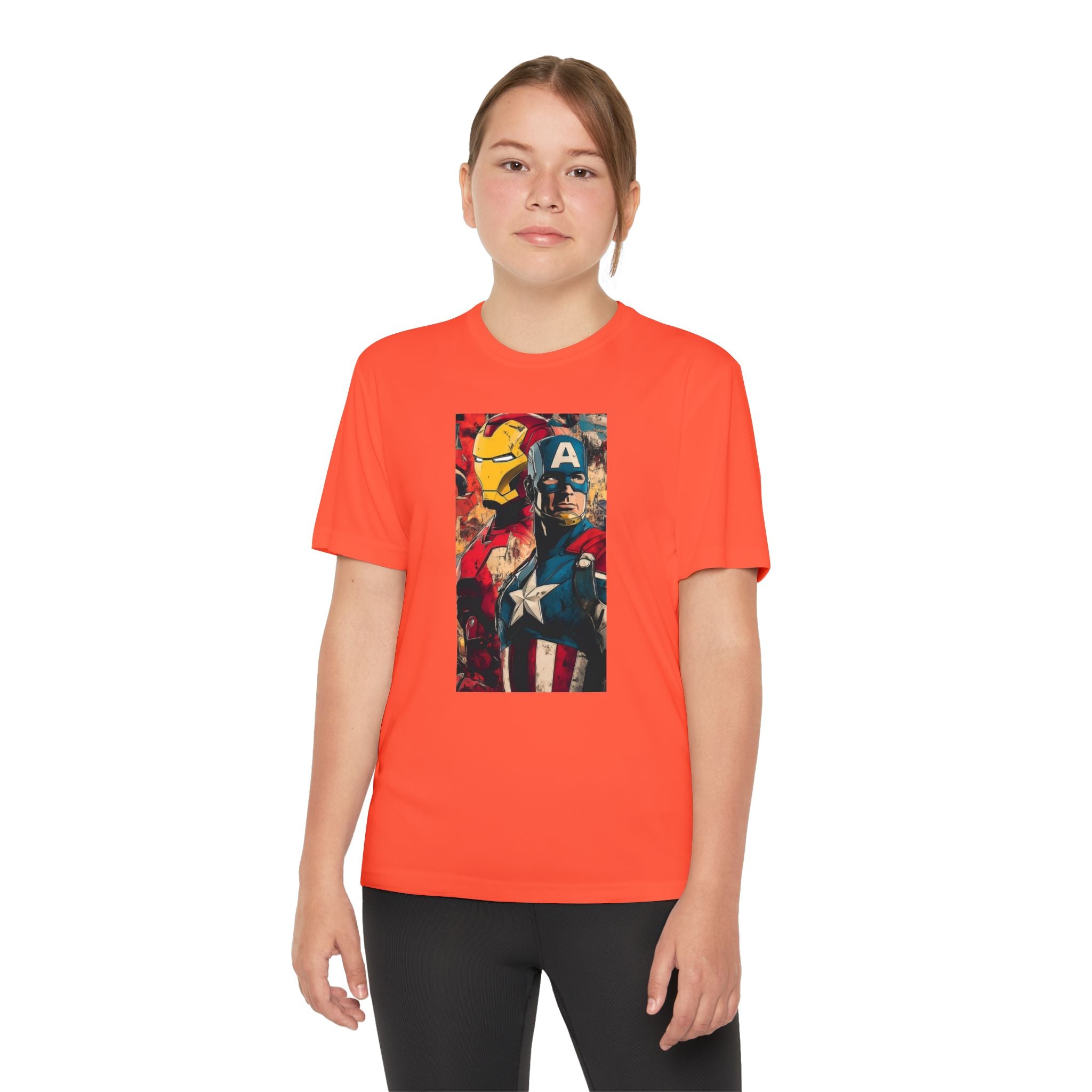 Advengers Youth T-Shirt Sports Graphic Tee, Cool Athletic Shirt for Kids, Perfect for Sports Events, Team Spirit