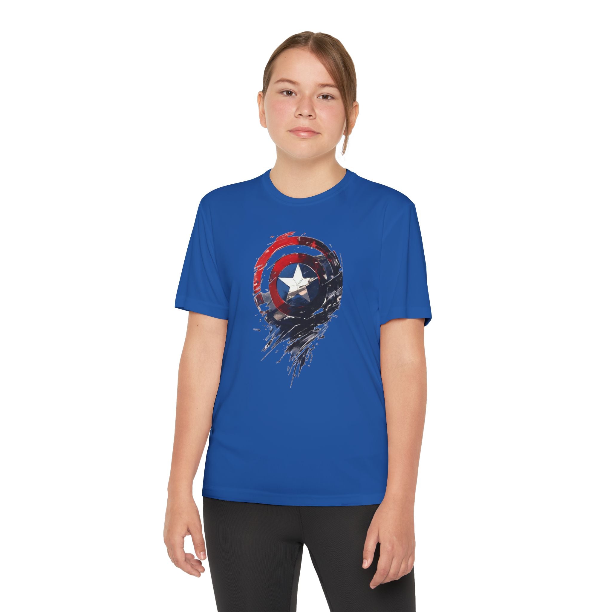 Advengers Youth T-Shirt Sports Graphic Tee, Cool Athletic Shirt for Kids