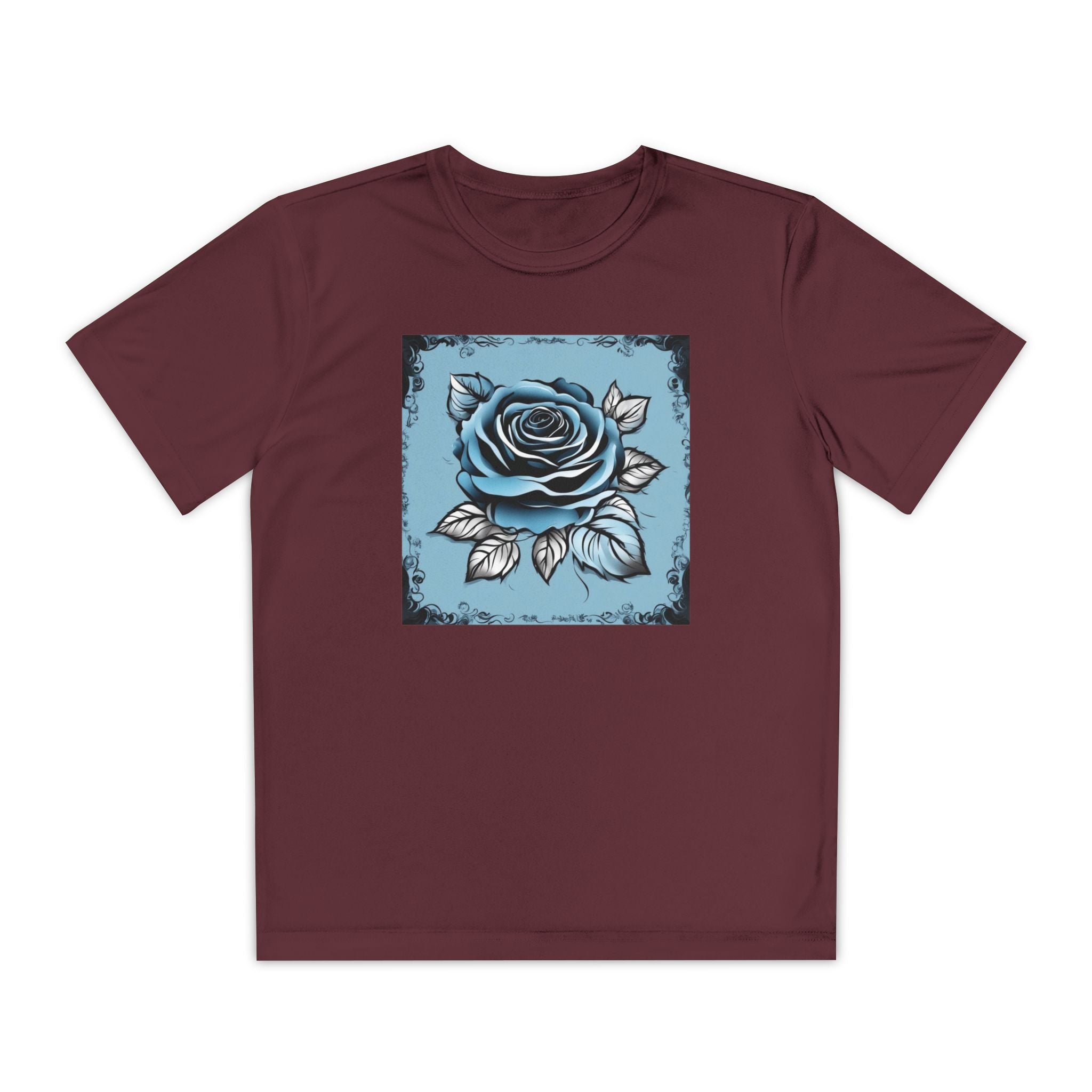 Flower Youth Tshirt, Girls Floral Tee, Kids Spring Shirt, Children's Botanical Top, Teen Blossom T-Shirt
