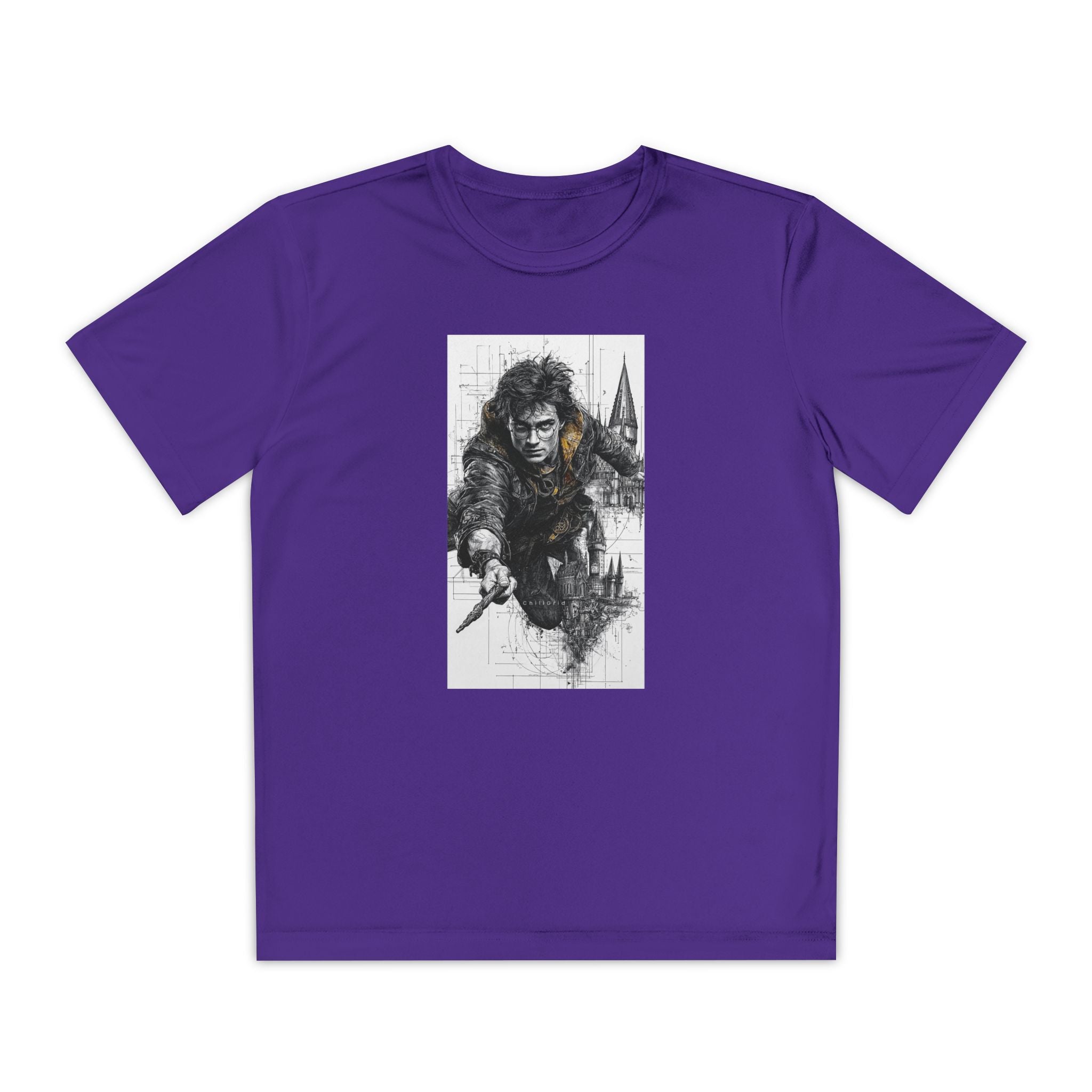 Youth Competitor Tee - Harry Potter, Wizard School Shirt, Magical Kids Top, Hogwarts Fan Gift, Sorcerer's Stone T-Shirt
