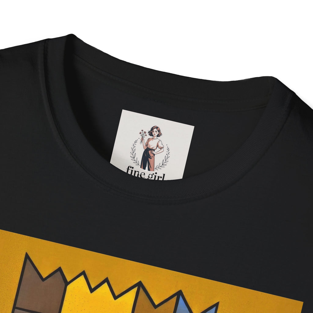 Bart Simpson TV Themed T-Shirt Unisex Softstyle T-Shirt