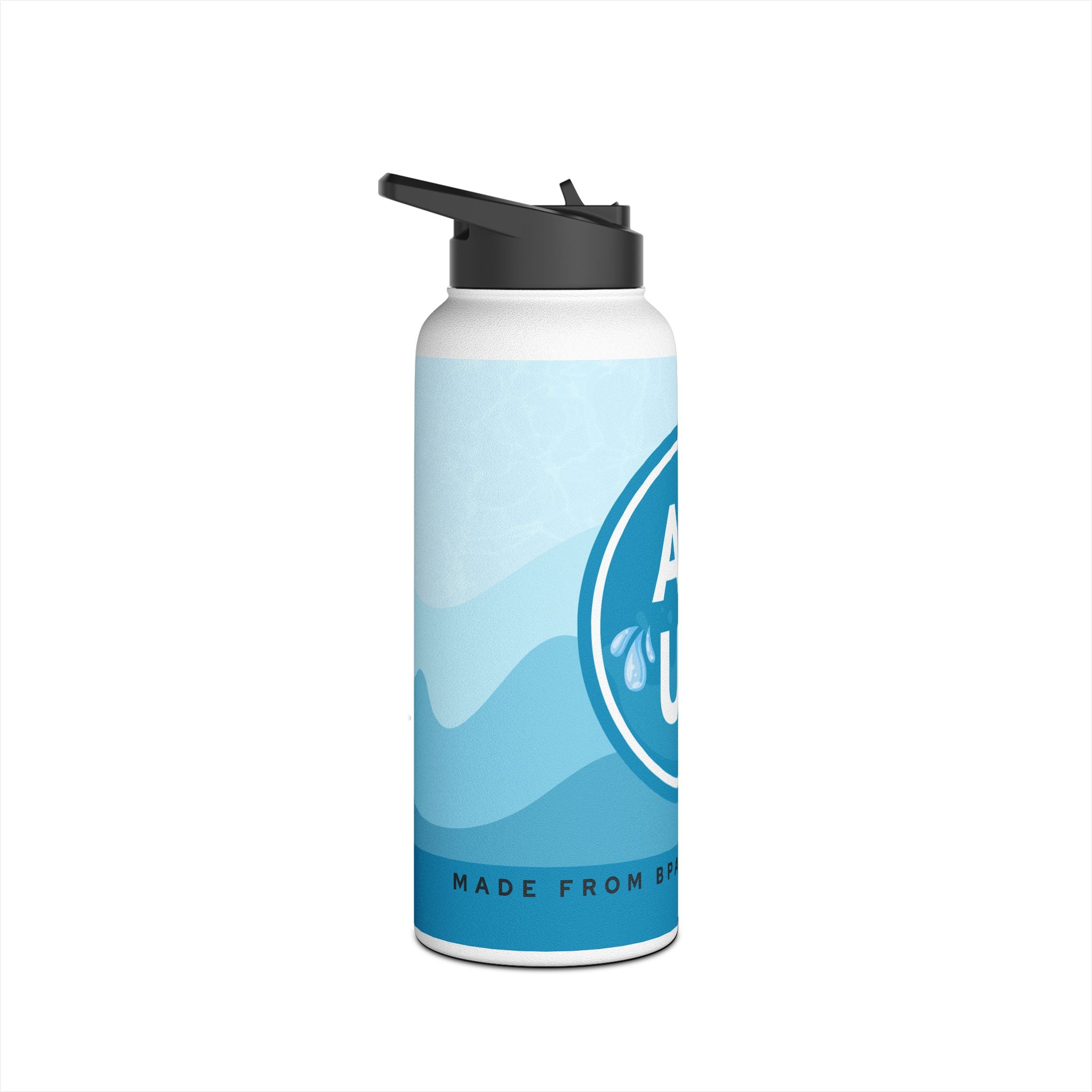 Aqua Stainless Steel Water Bottle, Eco-Friendly Hydration for Travel, Sports, Yoga, Gifts, Outdoor Adventures