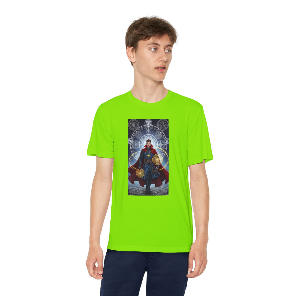 Superhero Youth T-Shirt Sports Graphic Tee, Cool Athletic Shirt for Kids, Perfect for Sports Events, Team Spirit