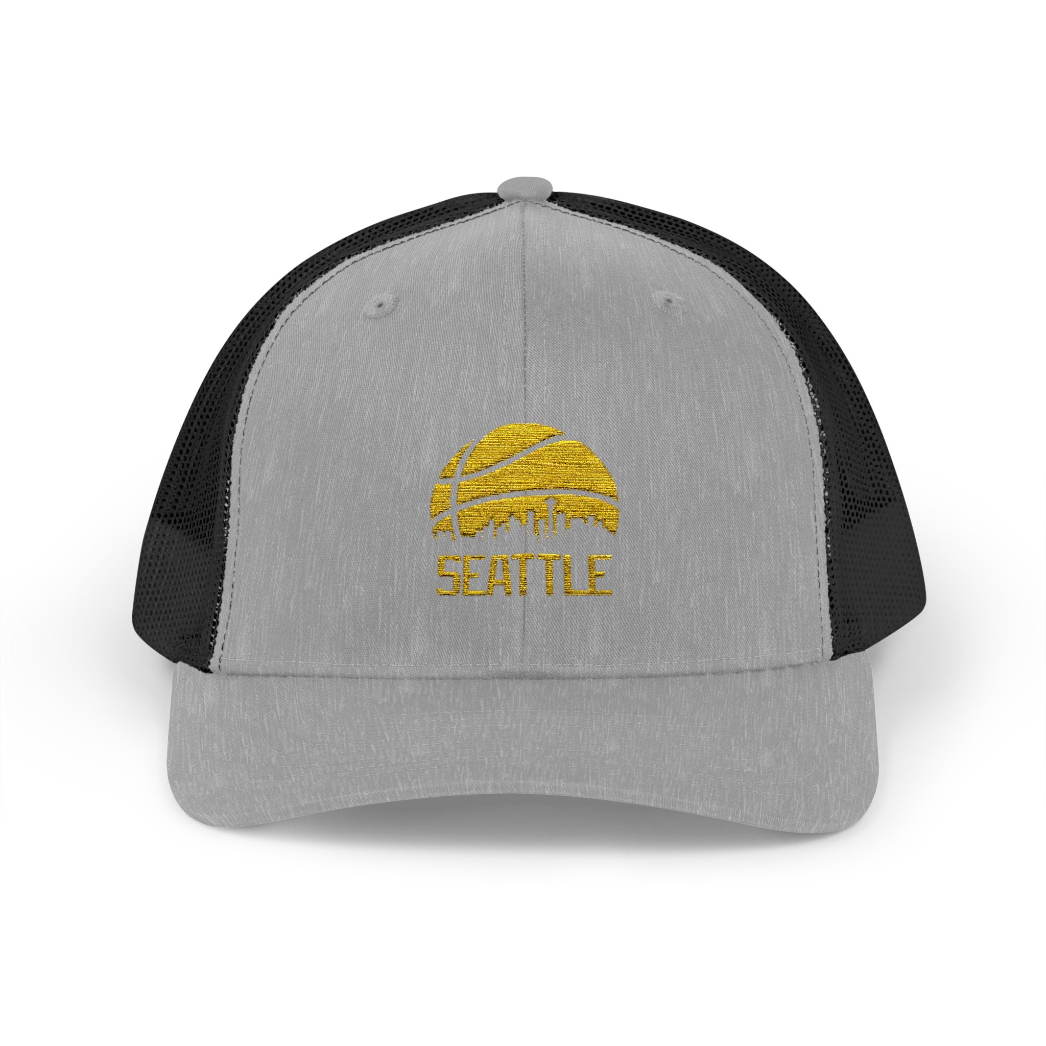 Seattle Supersonics Snapback Trucker Cap with Thin Red Line Design, Ideal for First Responders, Supportive Gifts, Memorials, Everyday Wear
