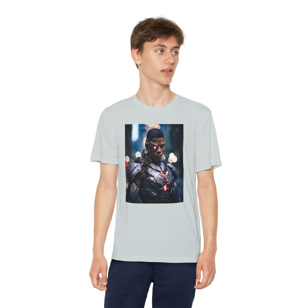Cyborg Superhero Marvel Patriotic, Kids Graphic T-Shirt, Boys Hero Top, Girls Comic Book Clothing, Birthday