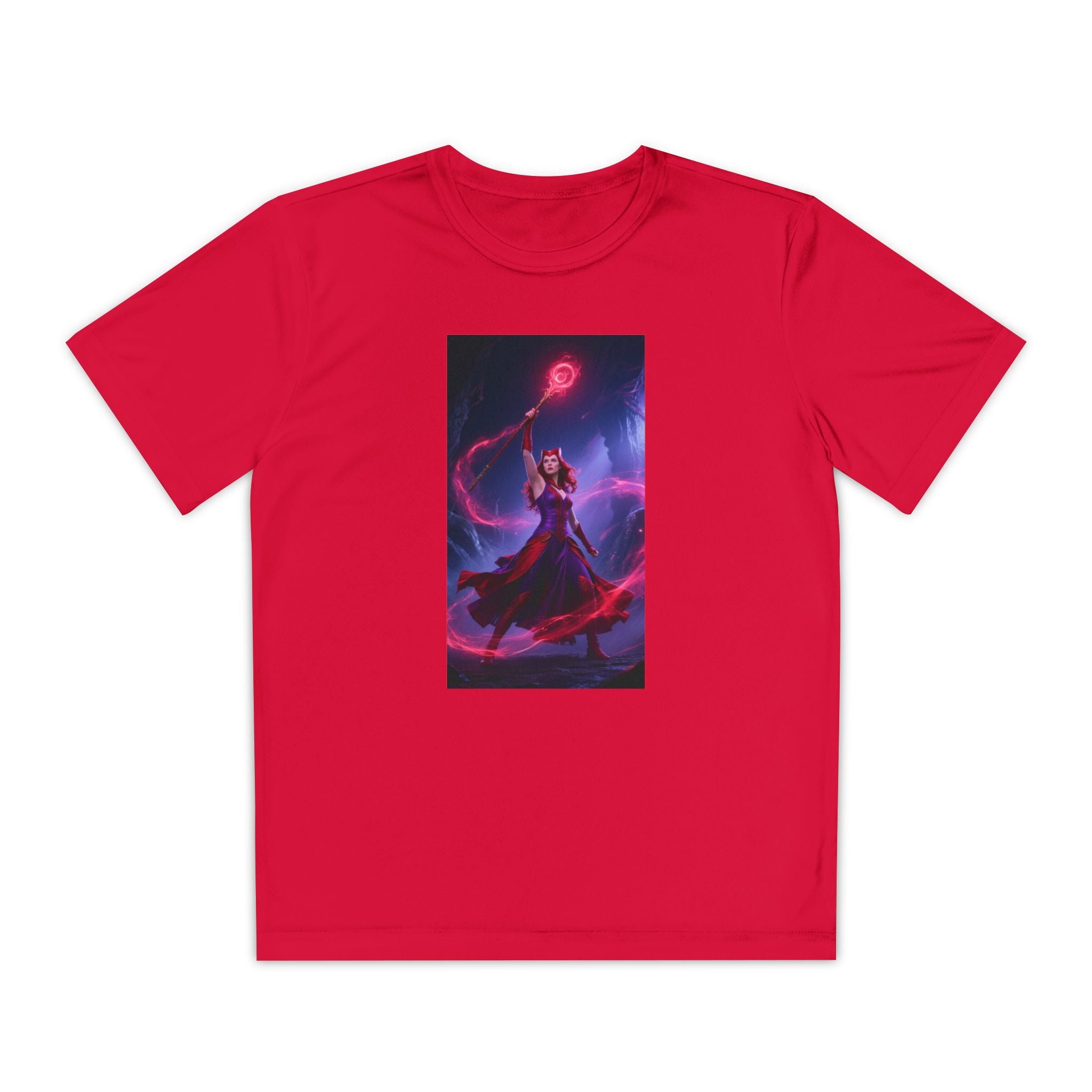 Superhero Youth T-Shirt Sports Graphic Tee, Cool Athletic Shirt for Kids