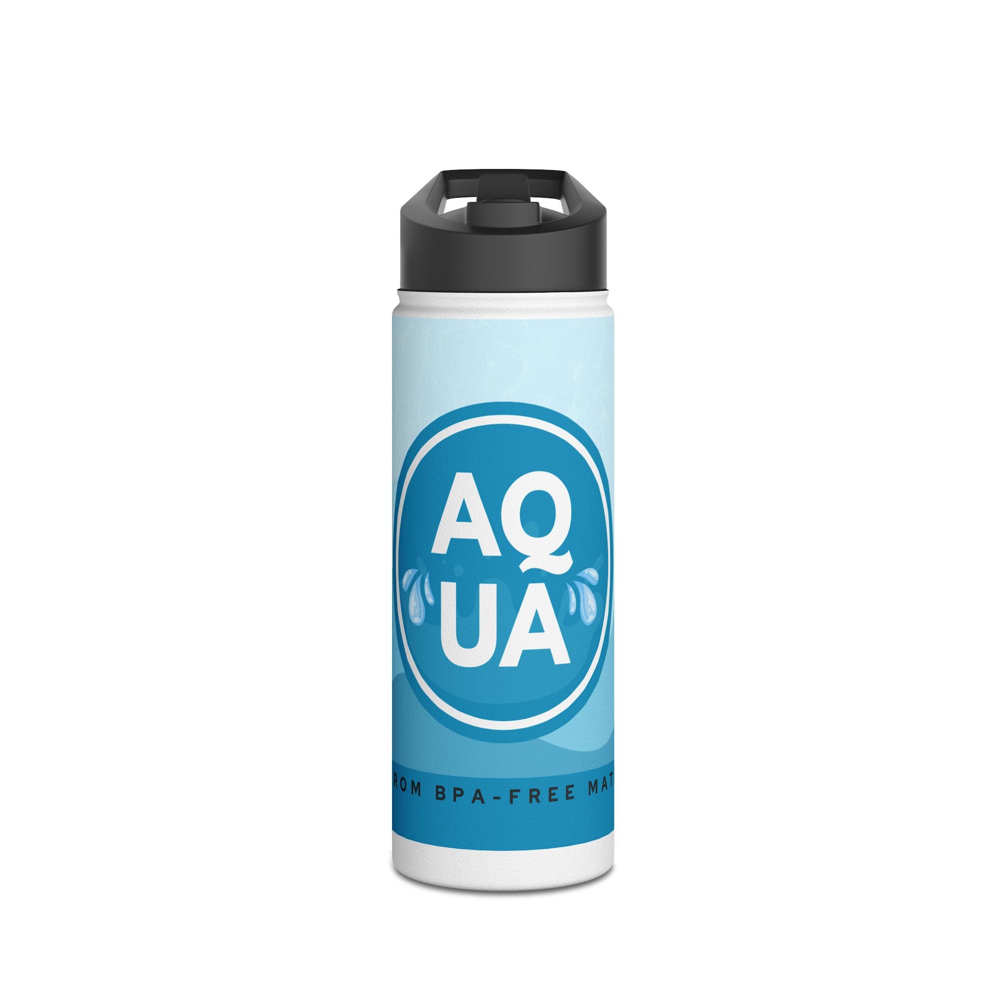 Aqua Stainless Steel Water Bottle, Eco-Friendly Hydration for Travel, Sports, Yoga, Gifts, Outdoor Adventures