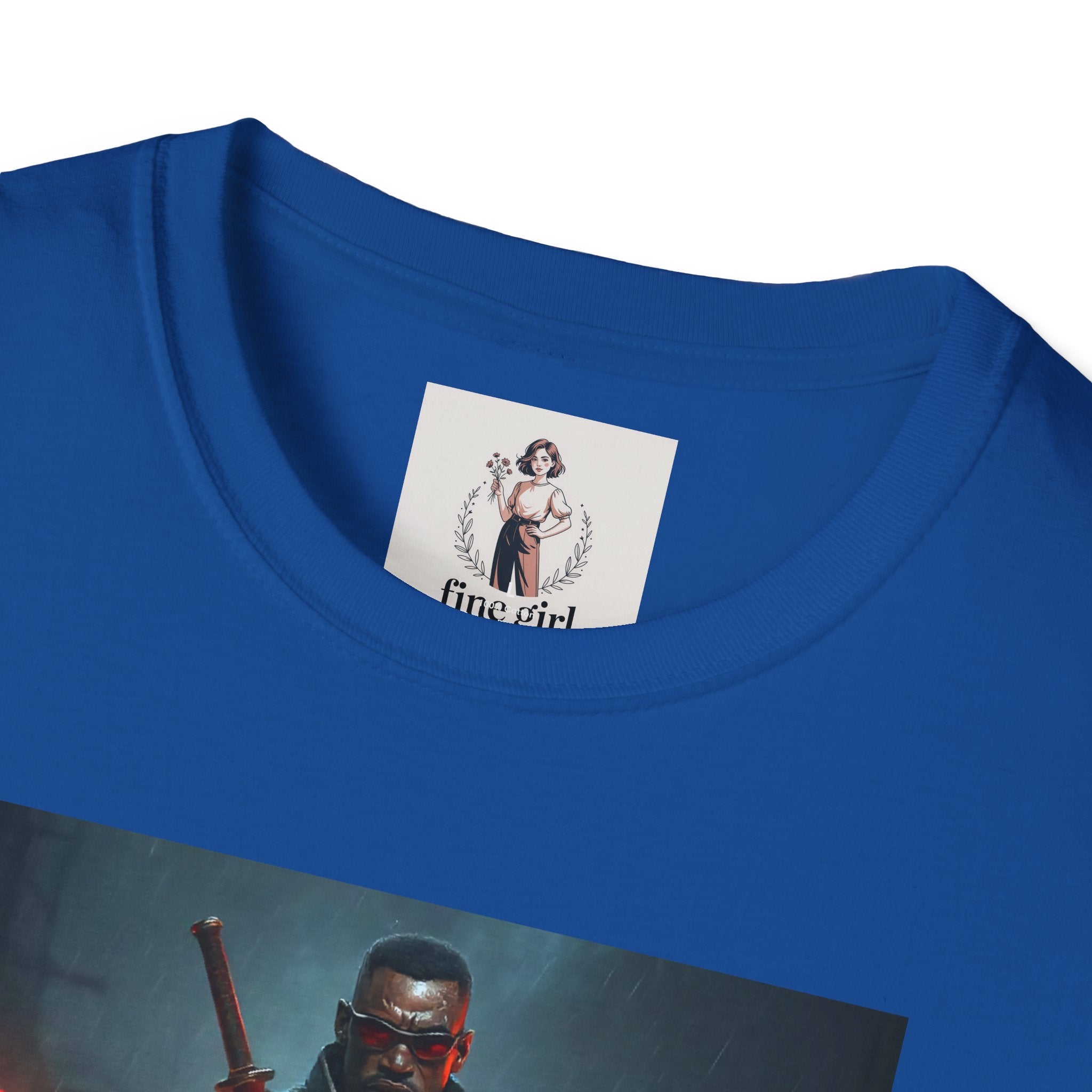 Blade Superhero Marvel Unisex Softstyle T-Shirt, Comic Book Tee, Geeky Clothing, Cosplay Costume Top