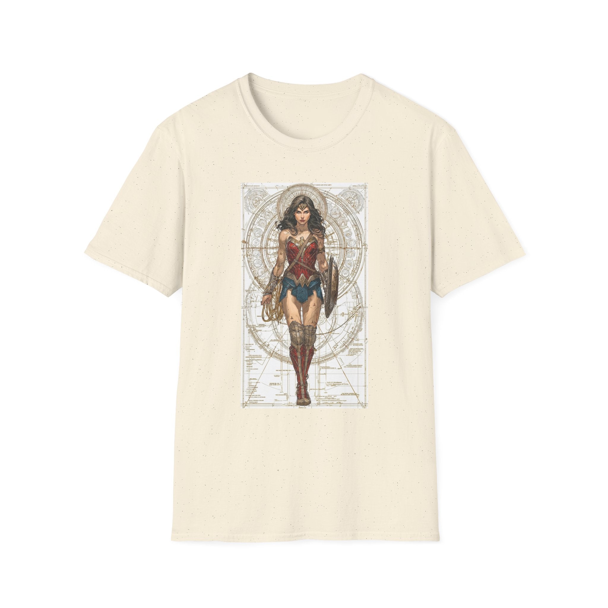 Wonder Woman Marvel T-Shirt - Comic Book Hero Unisex Tee, Graphic Top for Fans, Gift for Geeks, Justice League Shirt, Dark Knight