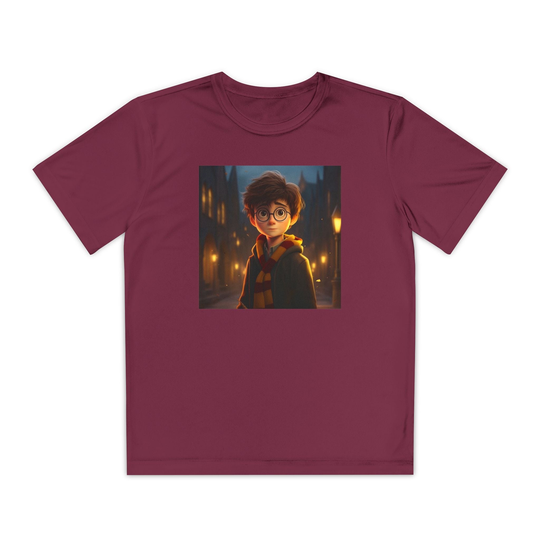 Youth Competitor Tee - Harry Potter, Wizard School Shirt, Magical Kids Top, Hogwarts Fan Gift, Sorcerer's Stone T-Shirt