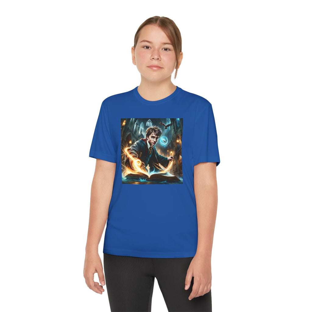 Youth Competitor Tee - Harry Potter, Wizard School Shirt, Magical Kids Top, Hogwarts Fan Gift, Sorcerer's Stone T-Shirt