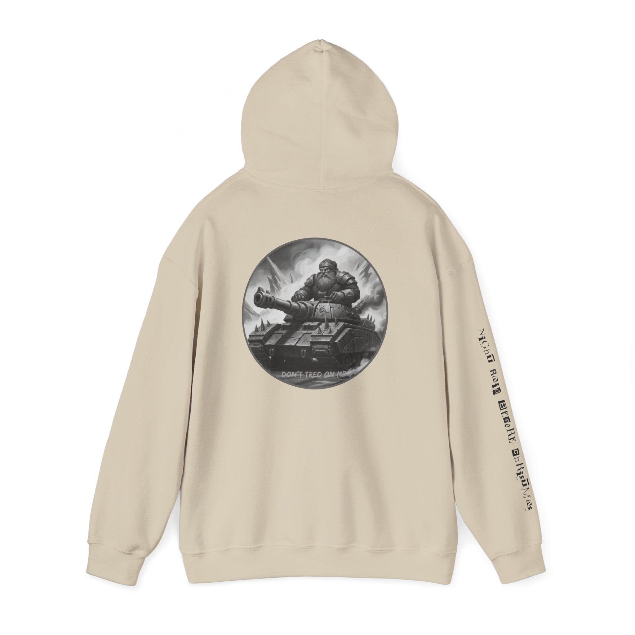 Santa Claus On A Tank Christmas Patriotic Hoodie Rebel Spirit Unisex Hoodie