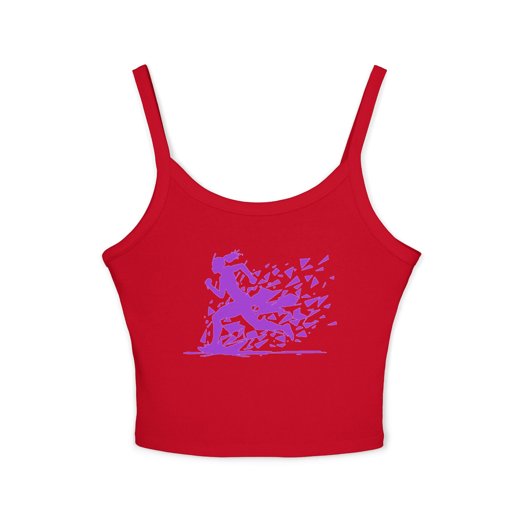 Running Woman Tank Top, Athletic Workout Top, Fitness Sleeveless Shirt, Jogging Muscle Tee, Exercise Gym Cami