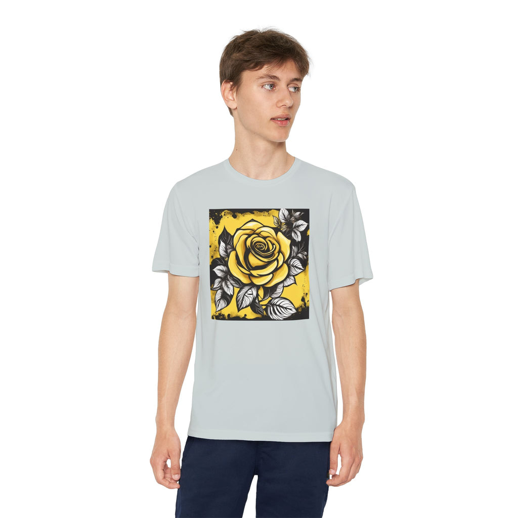 Flower Youth Tshirt, Girls Floral Tee, Kids Spring Shirt, Children's Botanical Top, Teen Blossom T-Shirt