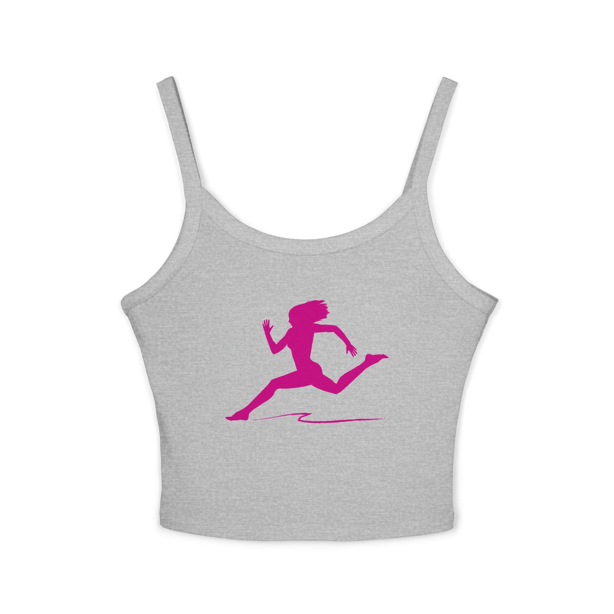 Running Woman Tank Top, Athletic Workout Top, Fitness Sleeveless Shirt, Jogging Muscle Tee, Exercise Gym Cami