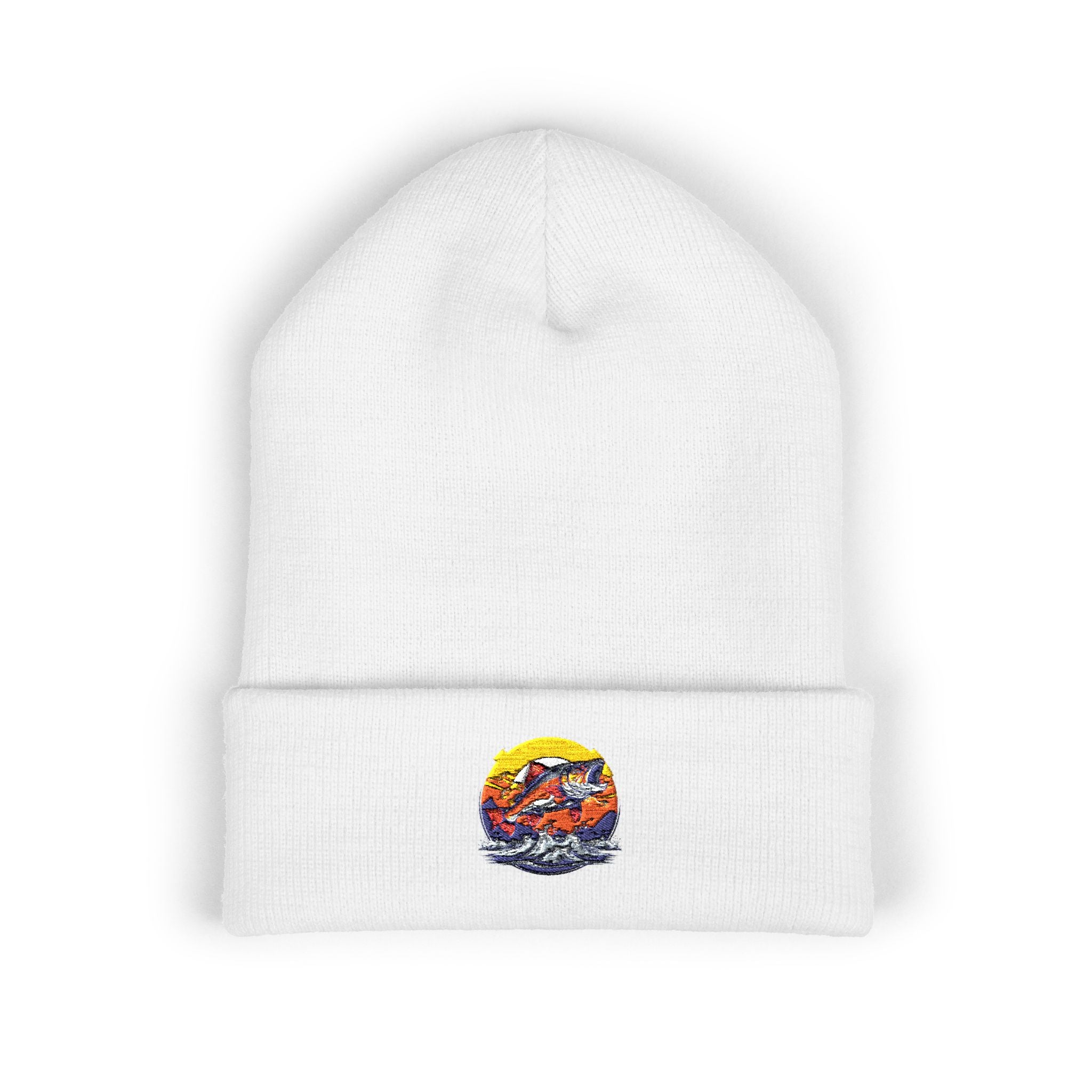 Embroidered Fishing Beanie, Fisherman Gift, Outdoor Apparel, Fishing Gear, Angler Hat, Fishing Lure Beanie