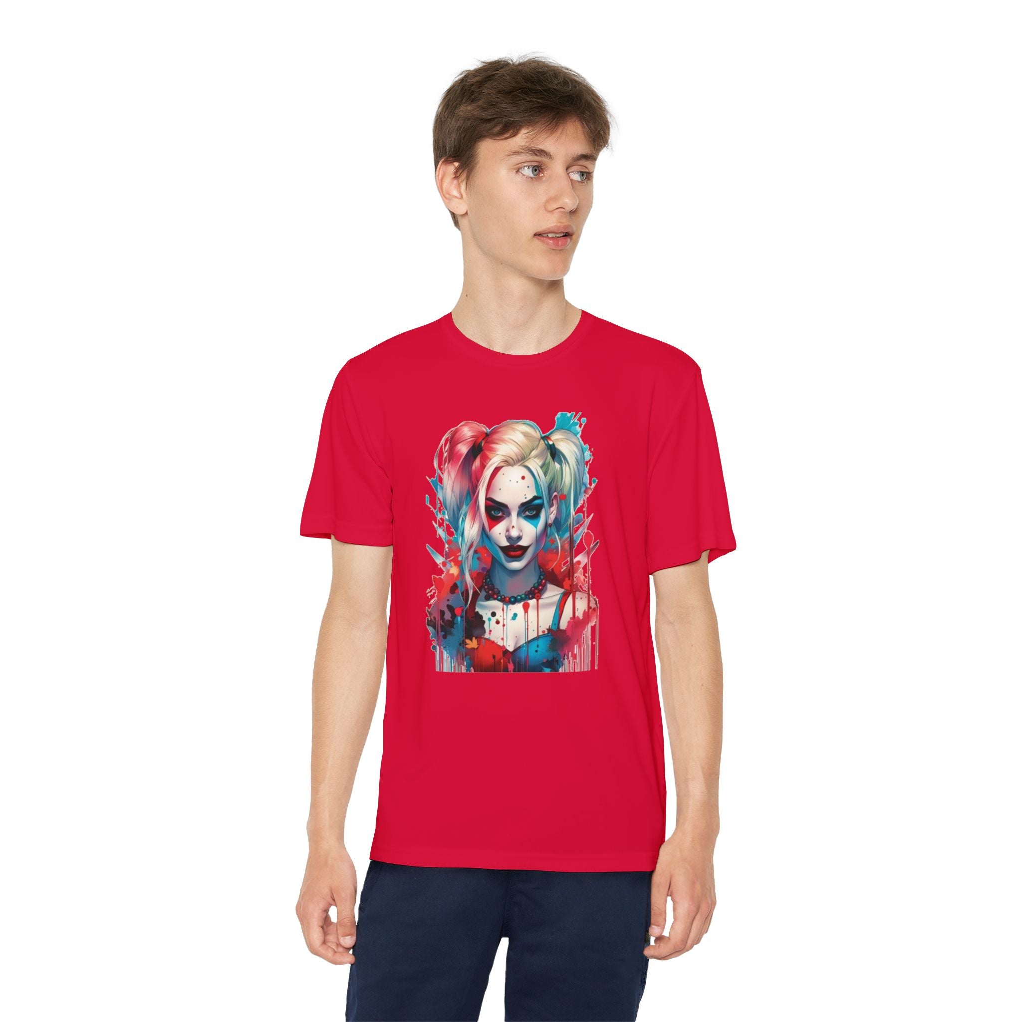 Superhero Youth T-Shirt Sports Graphic Tee, Cool Athletic Shirt for Kids