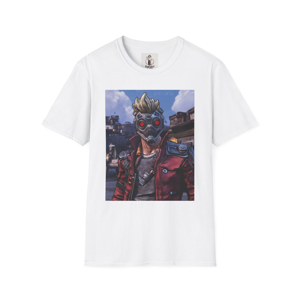 Star-Lord Superhero Marvel Unisex Softstyle T-Shirt, Comic Book Tee, Geeky Clothing, Cosplay Costume Top