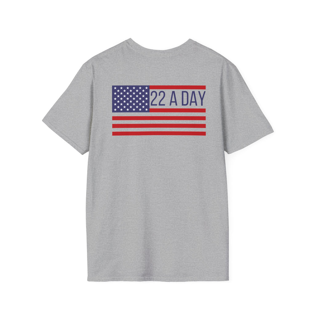 22 A Day Patriotic Tshirt, American Flag Tee, 4th of July Shirt, USA Independence Day Top, Patriotic Graphic Tee, Unisex Patriotic