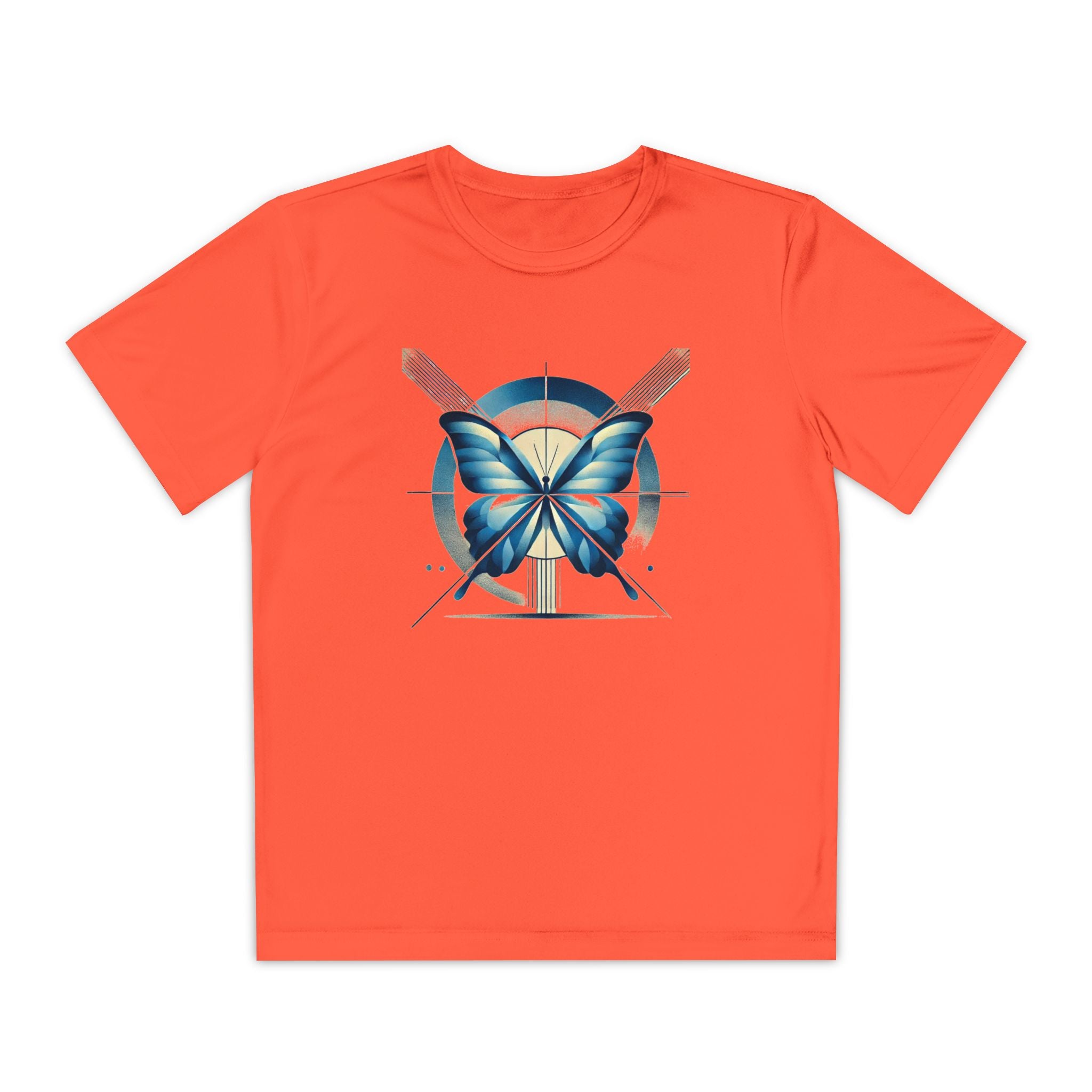 Butterffy Youth T-Shirt Sports Graphic Tee, Cool Athletic Shirt for Kids, Perfect for Sports Events, Team Spirit
