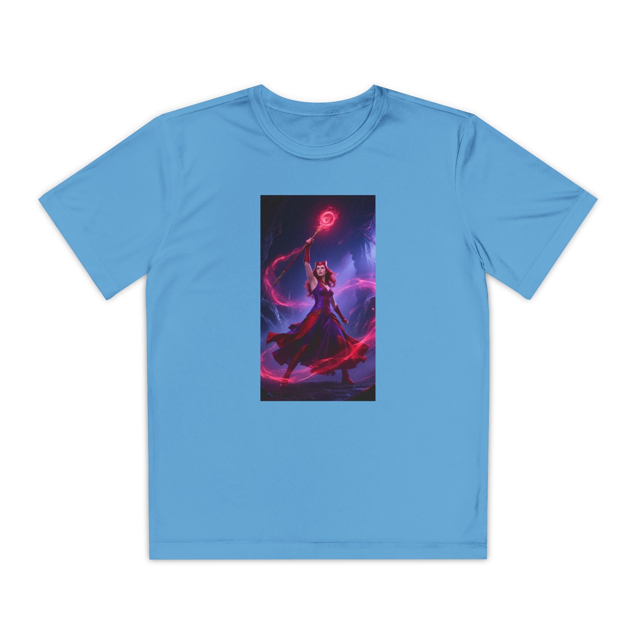 Superhero Youth T-Shirt Sports Graphic Tee, Cool Athletic Shirt for Kids