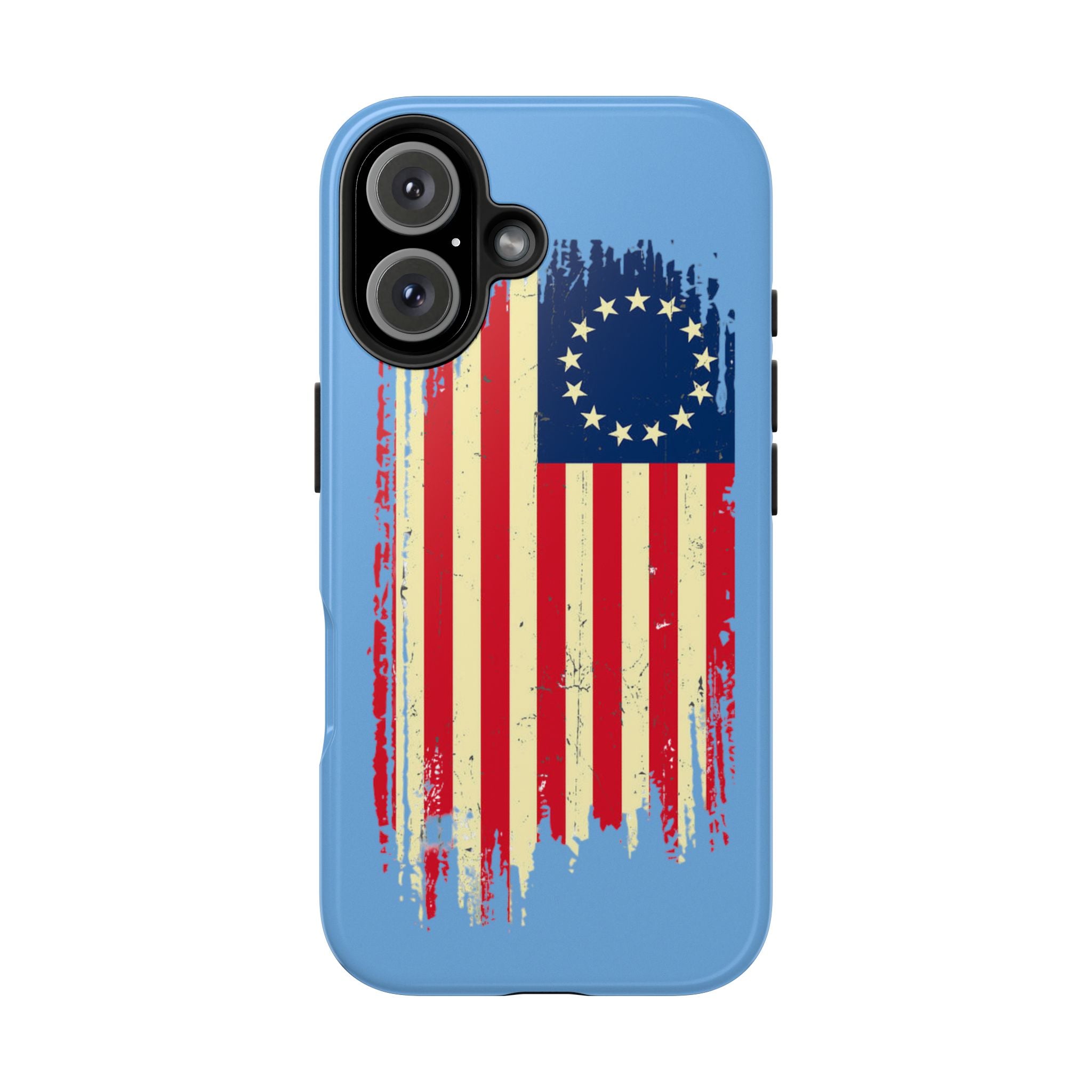 Patriotic Phone Cases with Vintage Flag Design, Tough Case for Independence Day, Memorial Day, 4th of July, Gift for Veterans, USA Pride