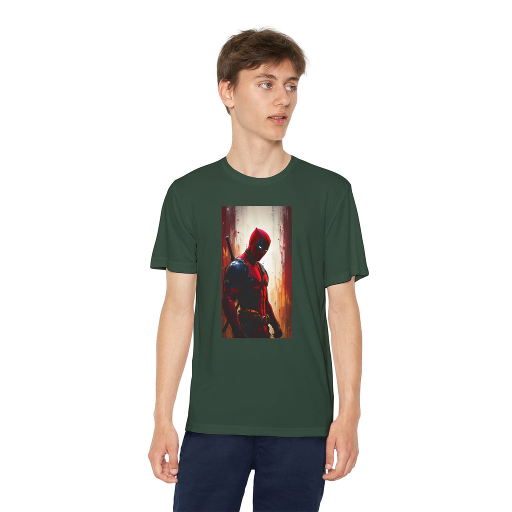 Deadpool Superhero Marvel Patriotic, Kids Graphic T-Shirt, Boys Hero Top, Girls Comic Book Clothing, Birthday