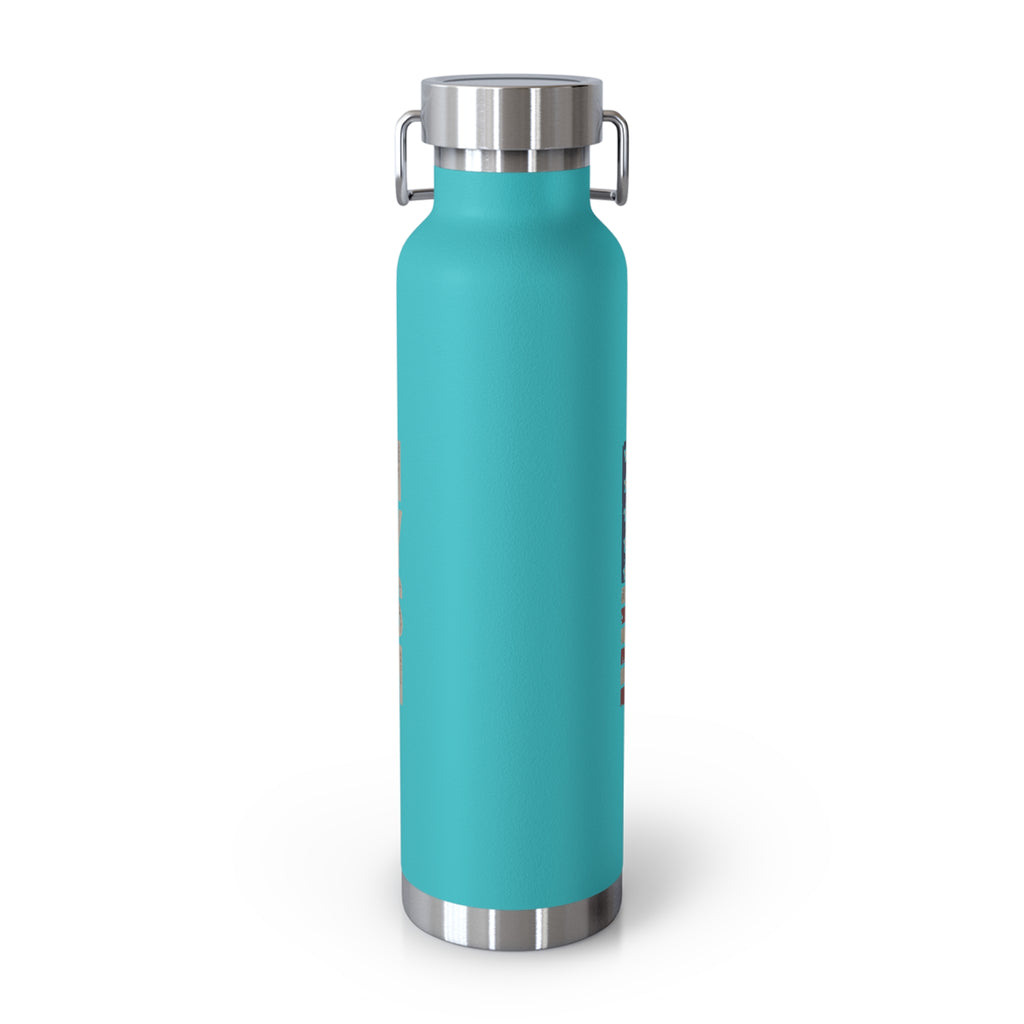 Faith Family Firearms Freedom Flag Patriotic Copper Insulated Water Bottle