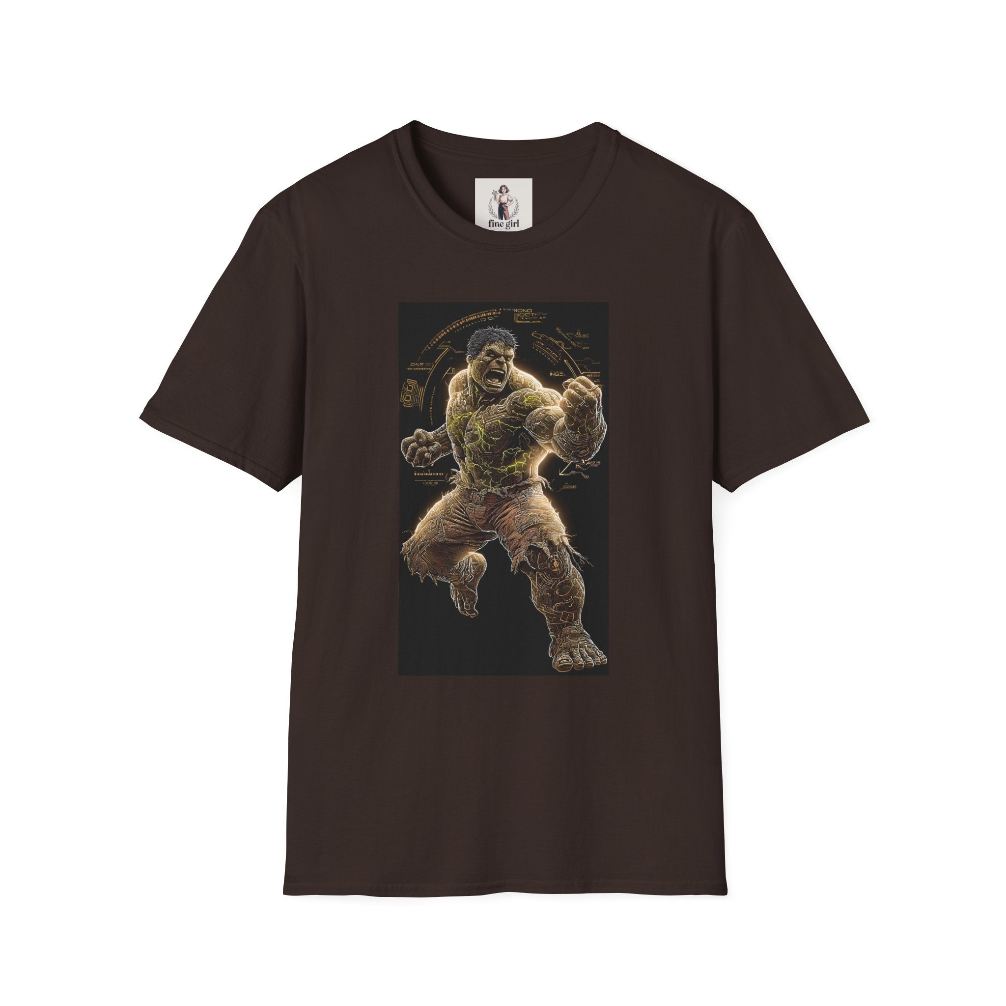 The Incredible Hulk Superhero Marvel Unisex Softstyle T-Shirt, Comic Book Tee, Geeky Clothing, Cosplay Costume Top