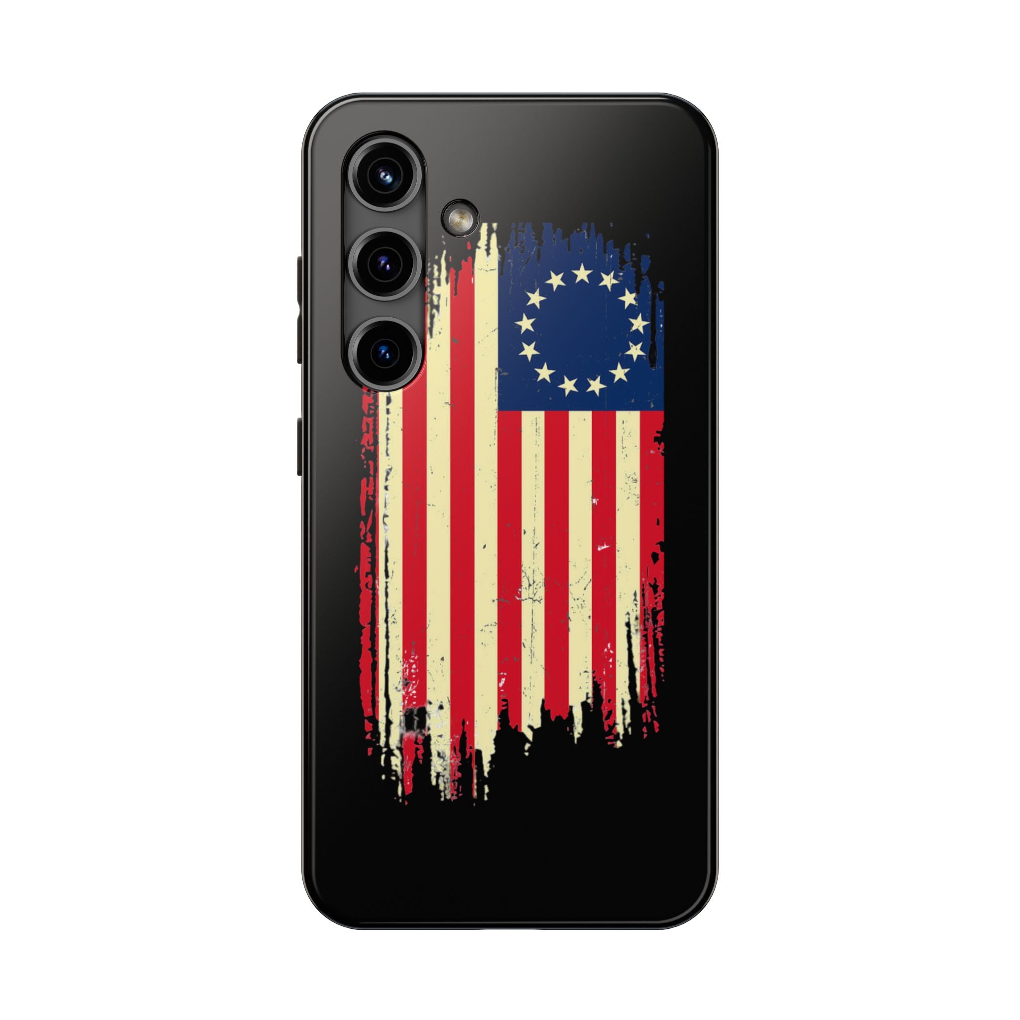 Patriotic Phone Cases with Vintage Flag Design, Tough Case for Independence Day, Memorial Day, 4th of July, Gift for Veterans, USA Pride