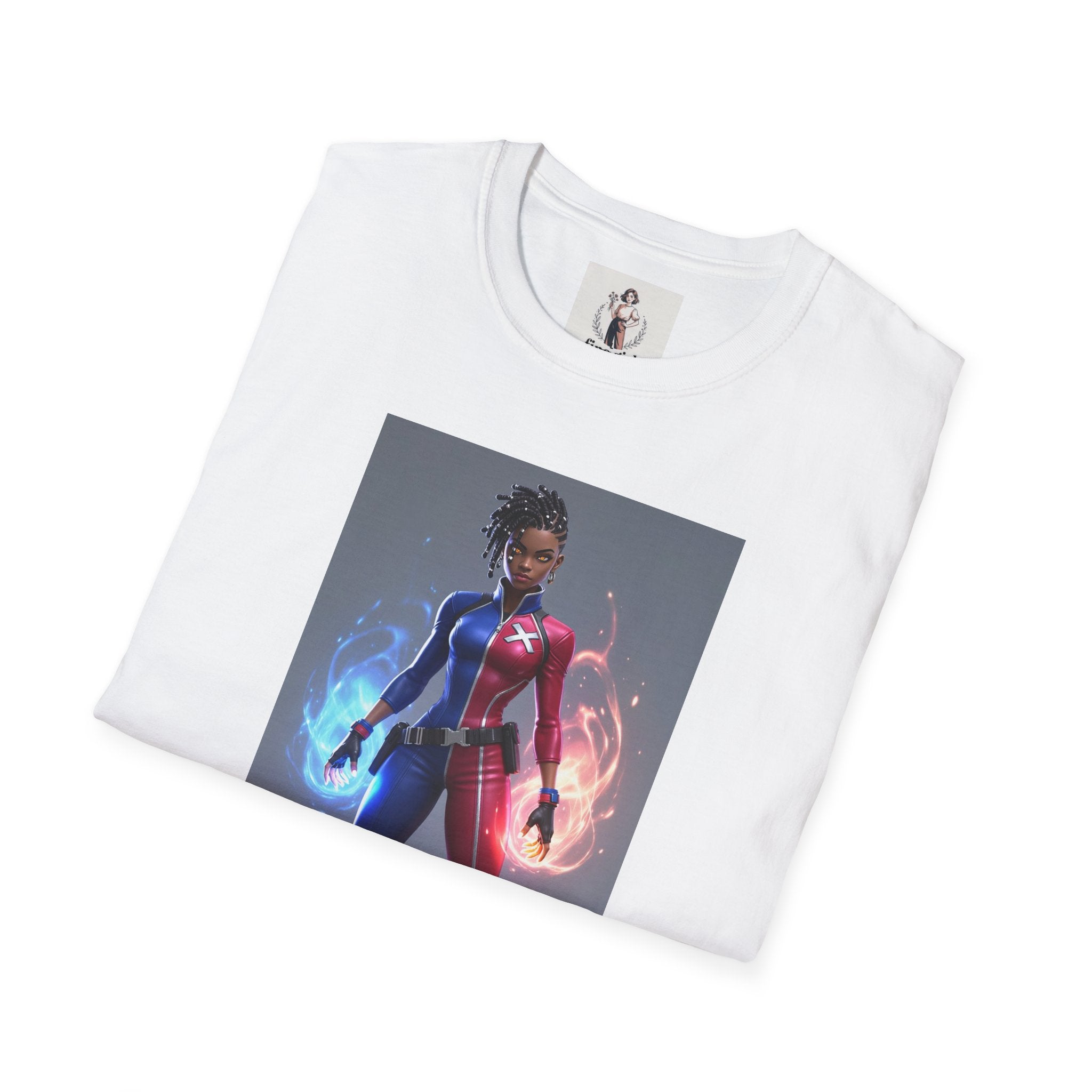 Mercedes Knight Superhero Marvel Unisex Softstyle T-Shirt, Comic Book Tee, Graphic Novel Shirt, Geeky Clothing, Cosplay Costume Top