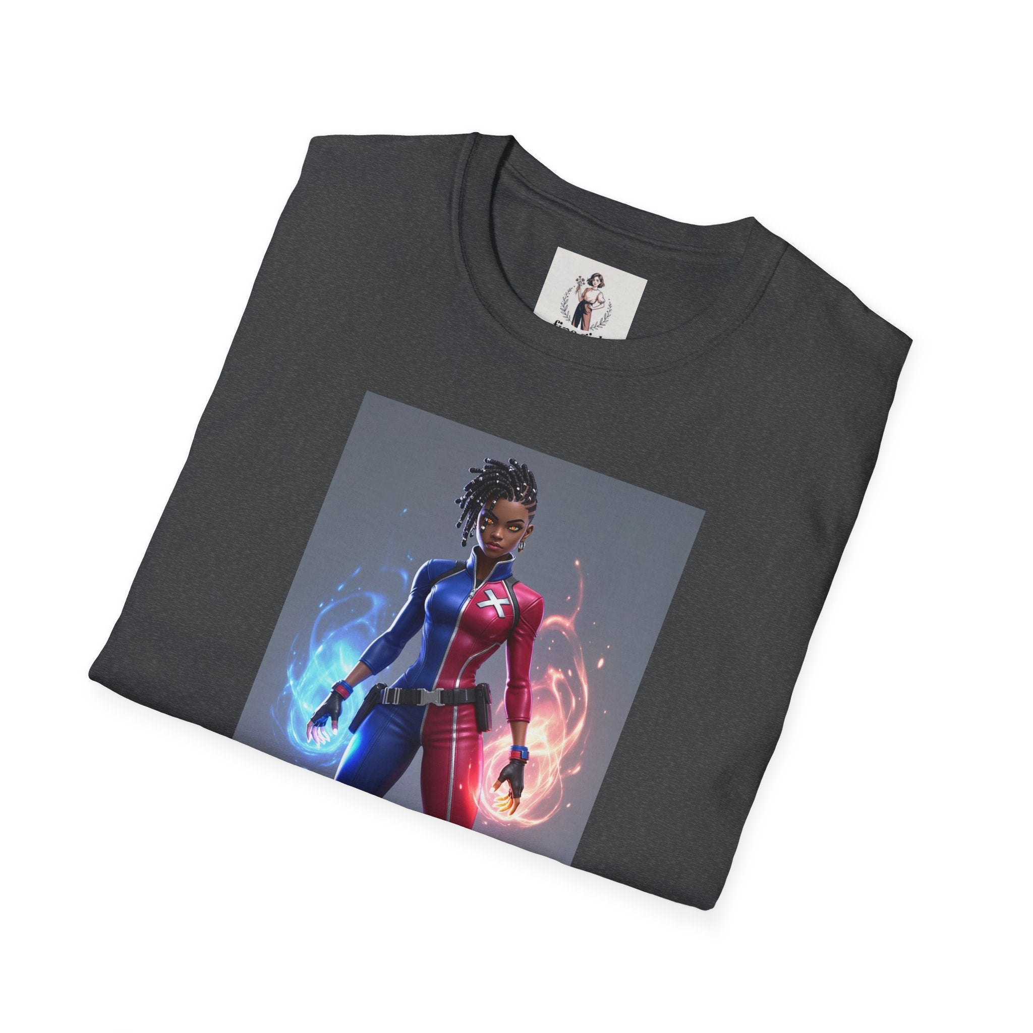 Mercedes Knight Superhero Marvel Unisex Softstyle T-Shirt, Comic Book Tee, Graphic Novel Shirt, Geeky Clothing, Cosplay Costume Top