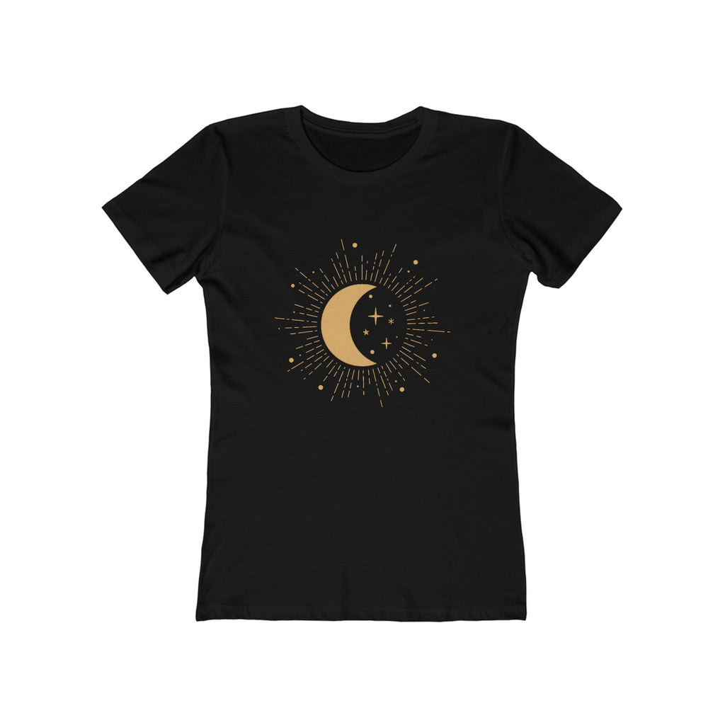 Moon Women's Tshirt, Lunar Graphic Tee, Celestial Shirt, Night Sky Top, Space Lover Gift