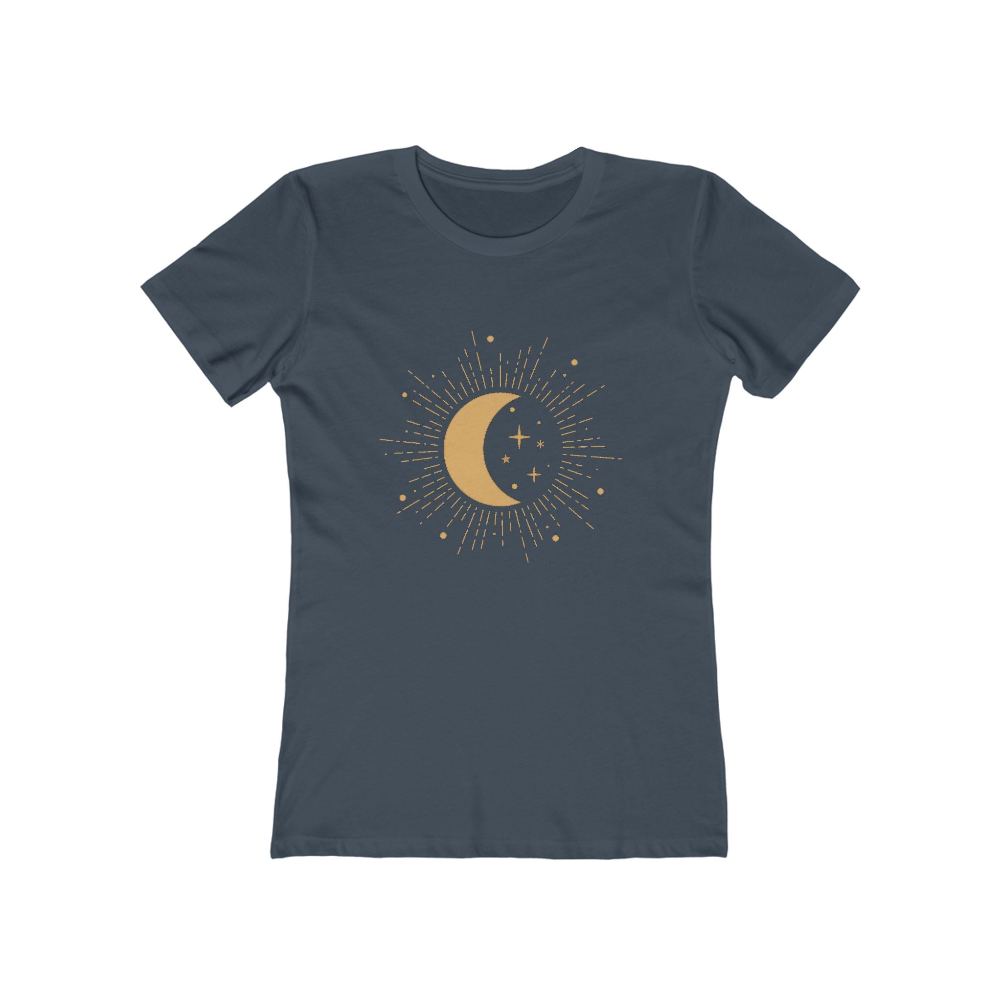 Moon Women's Tshirt, Lunar Graphic Tee, Celestial Shirt, Night Sky Top, Space Lover Gift