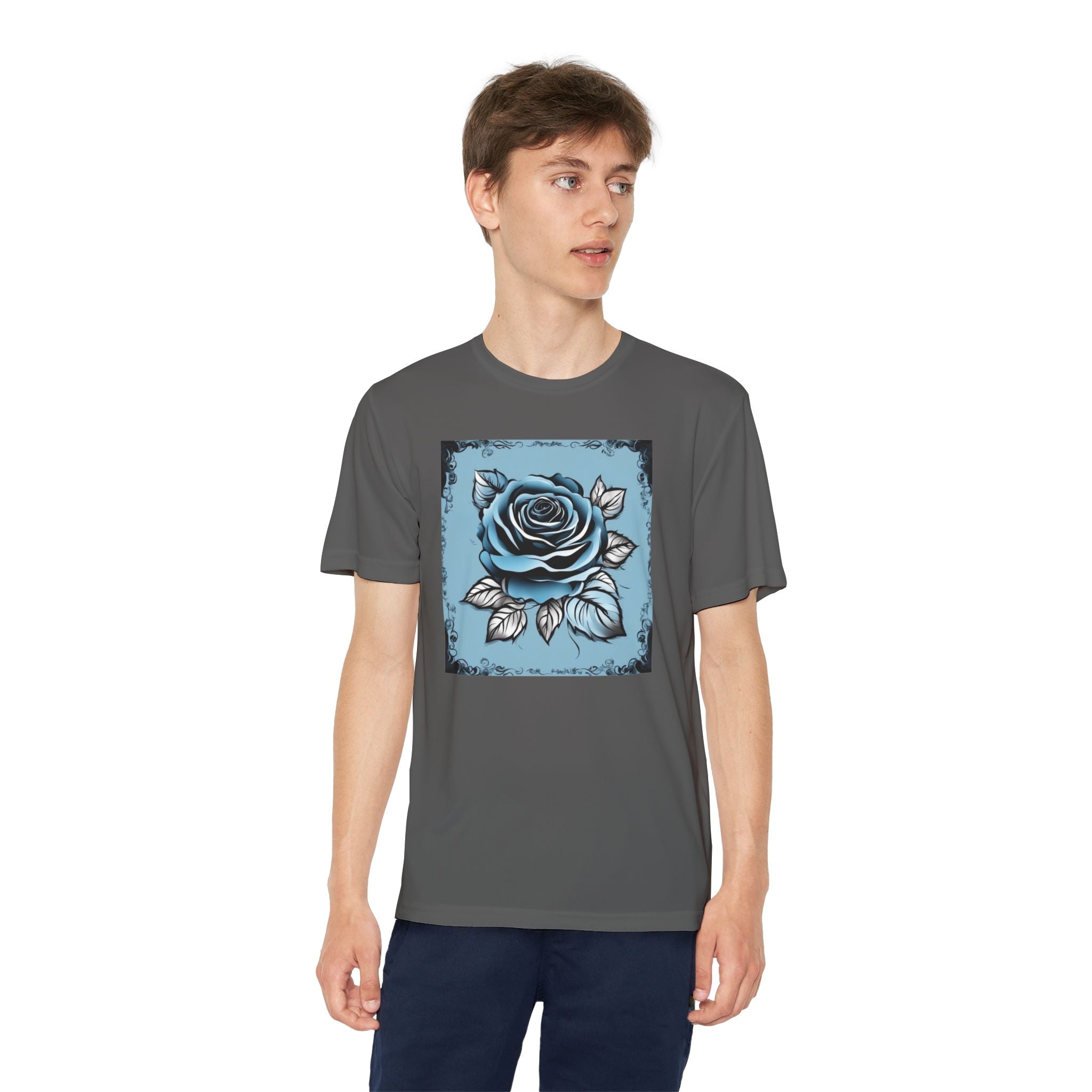 Flower Youth Tshirt, Girls Floral Tee, Kids Spring Shirt, Children's Botanical Top, Teen Blossom T-Shirt