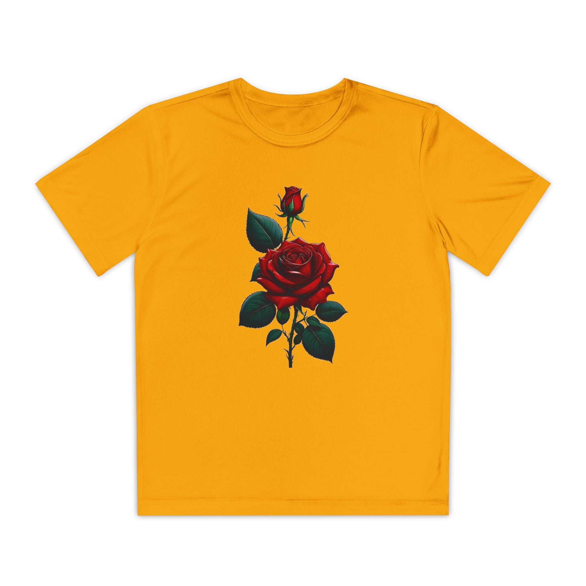 Flower Youth Tshirt, Girls Floral Tee, Kids Spring Shirt, Children's Botanical Top, Teen Blossom T-Shirt
