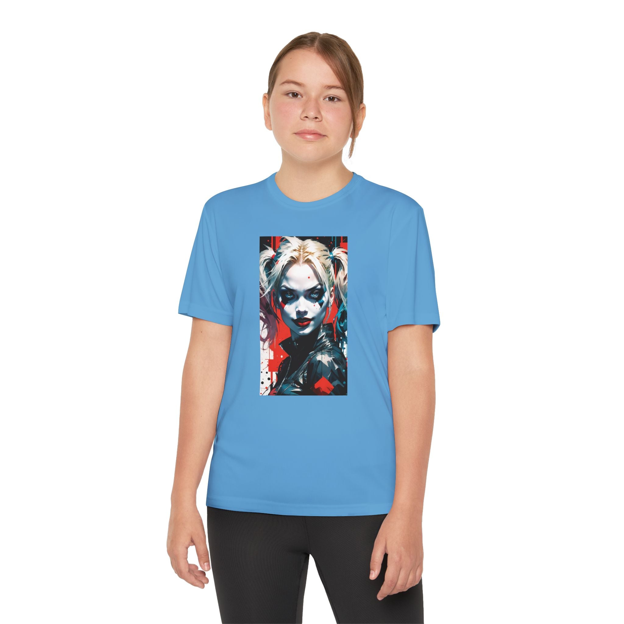 Superhero Youth T-Shirt Sports Graphic Tee, Cool Athletic Shirt for Kids