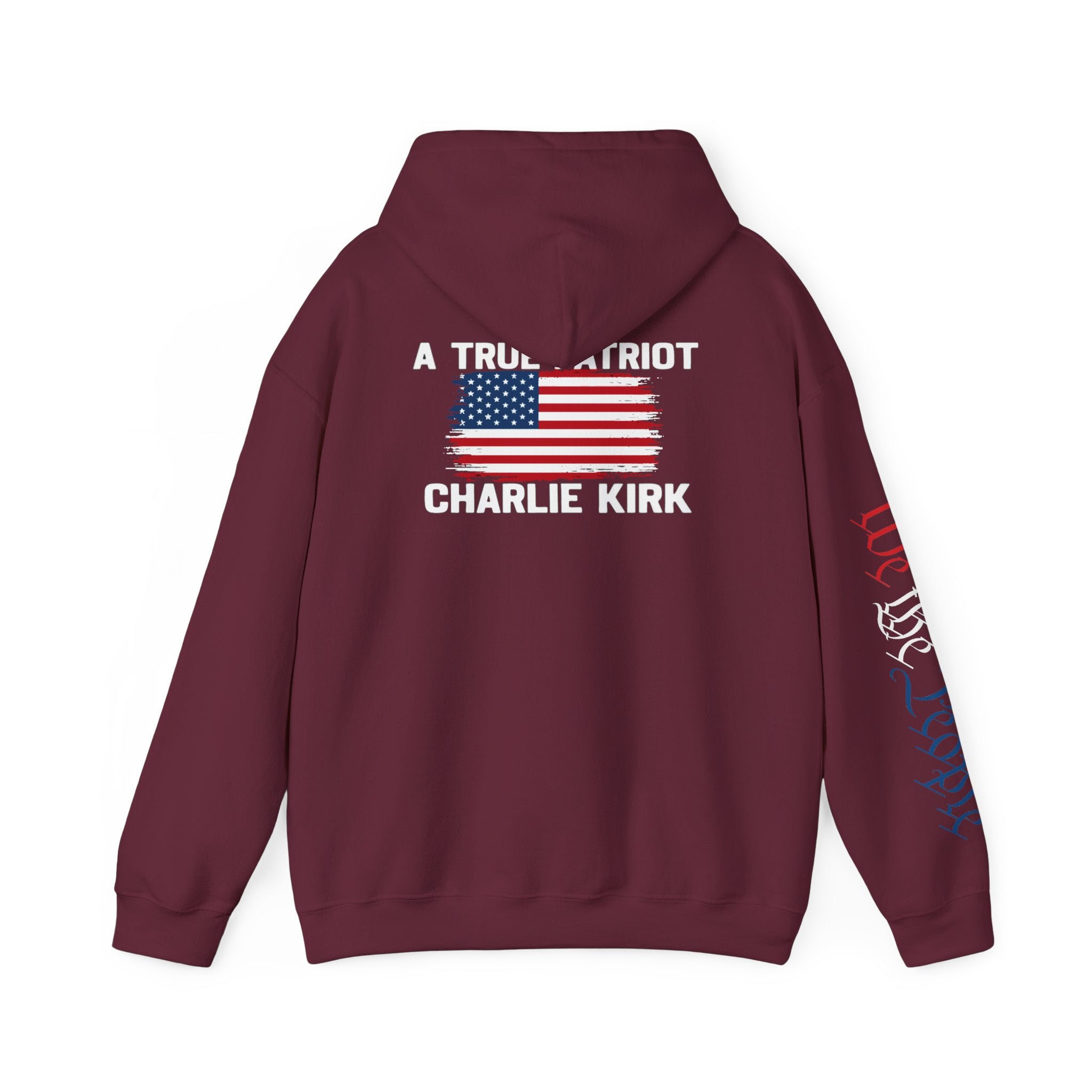 Charlie kirk Patriotic Hoodie Rebel Spirit Unisex Hoodie