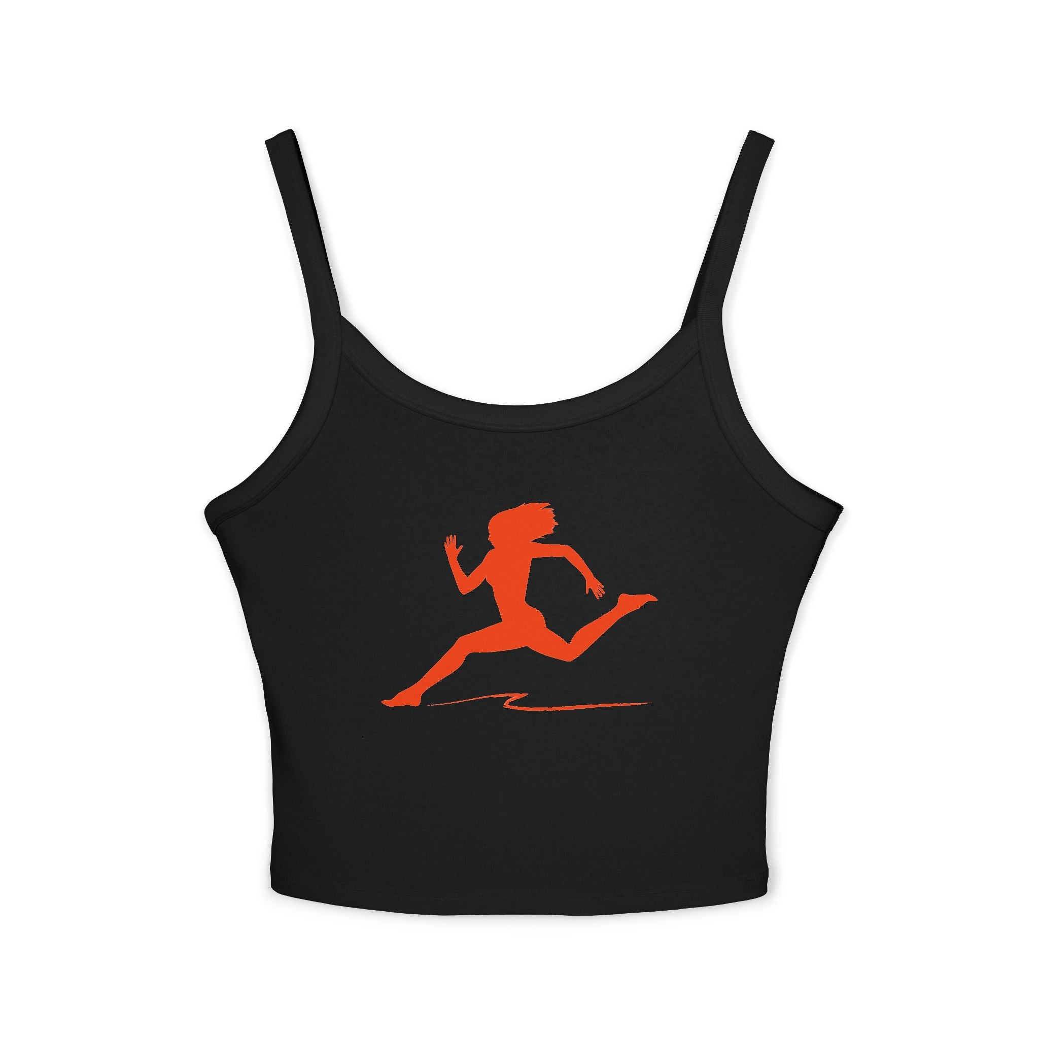Running Woman Tank Top, Athletic Workout Top, Fitness Sleeveless Shirt, Jogging Muscle Tee, Exercise Gym Cami
