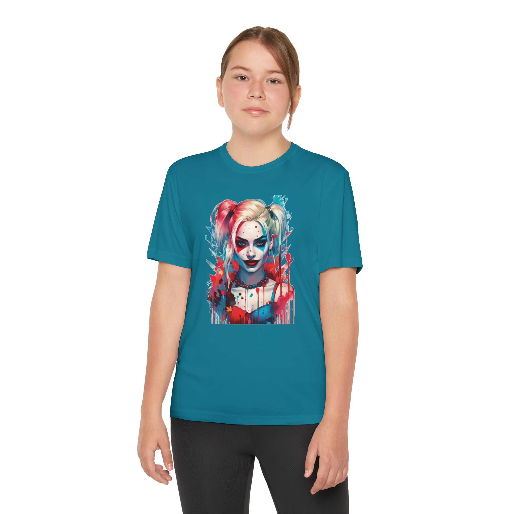 Superhero Youth T-Shirt Sports Graphic Tee, Cool Athletic Shirt for Kids