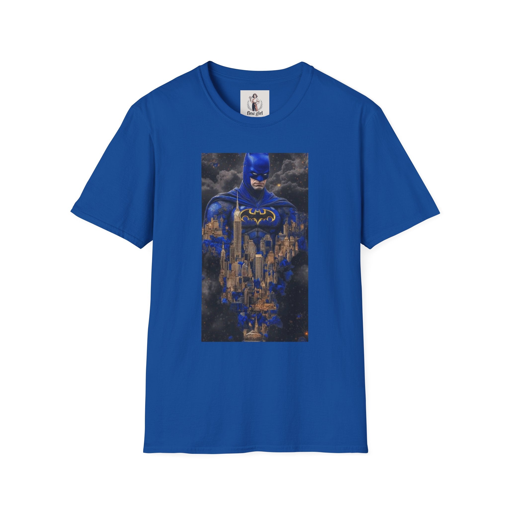 Batman Marvel Unisex Softstyle T-Shirt, Comic Book Tee, Geeky Clothing, Cosplay Costume Top