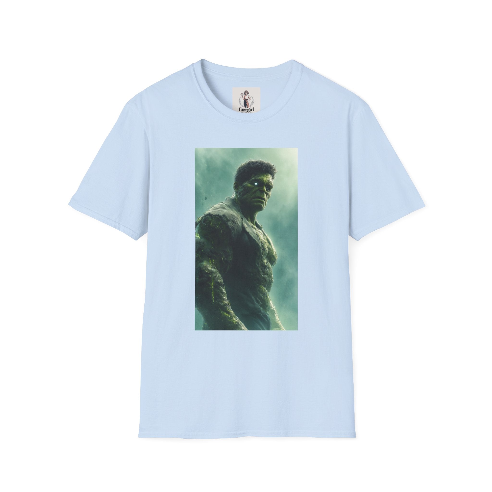 The Incredible Hulk Superhero Marvel Unisex Softstyle T-Shirt, Comic Book Tee, Geeky Clothing, Cosplay Costume Top