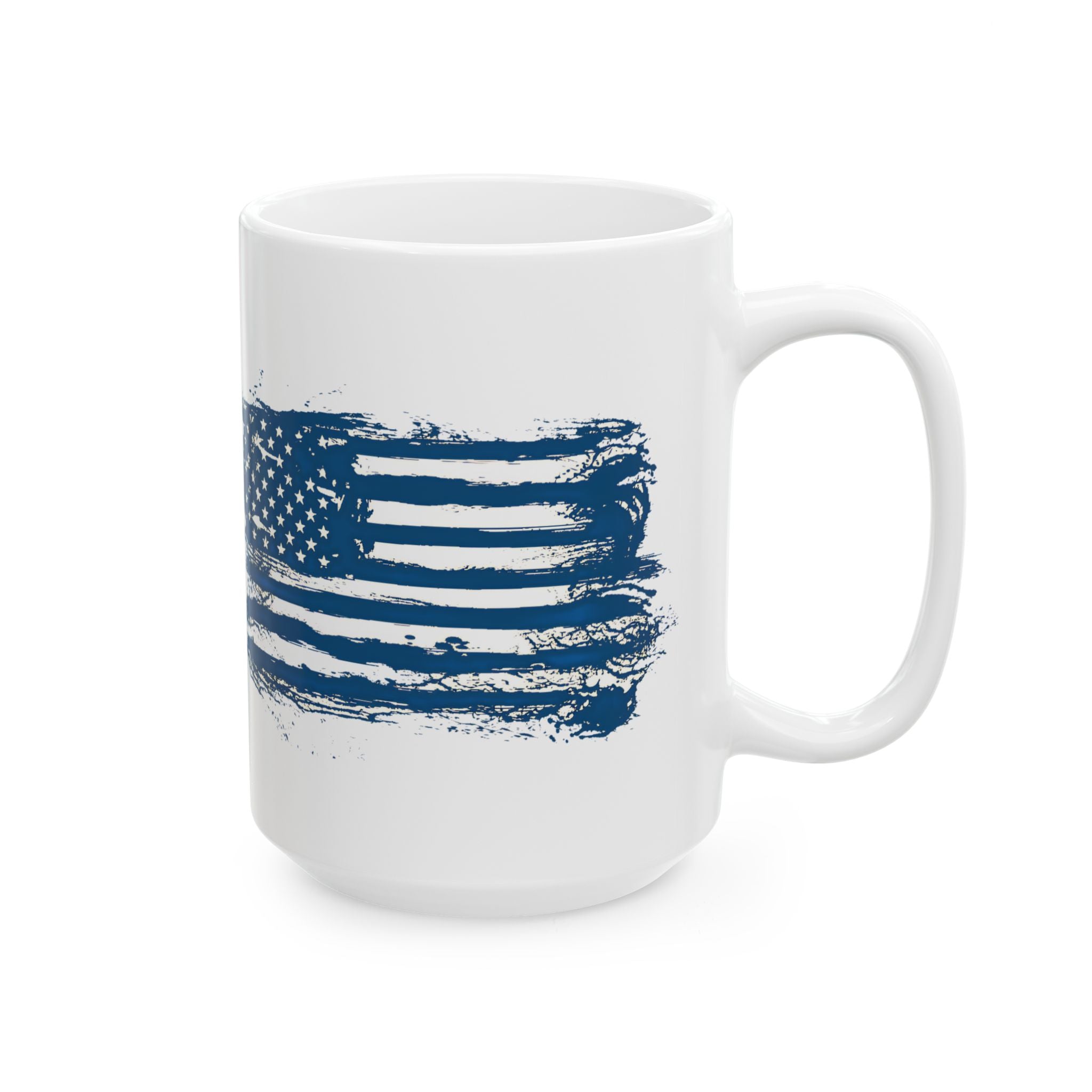 USA Blue Flag Patriotic Coffee & Tea Mug