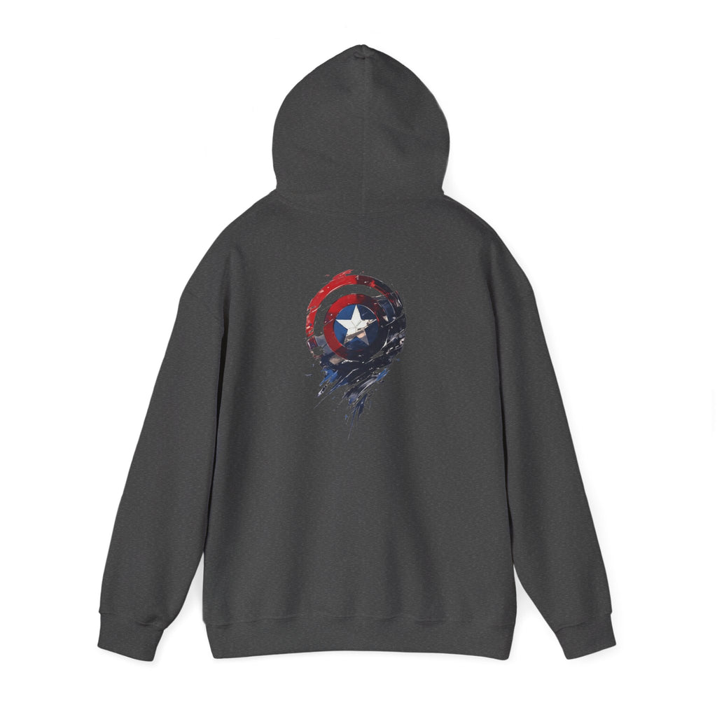 Hooded Sweatshirt - Captain America Design