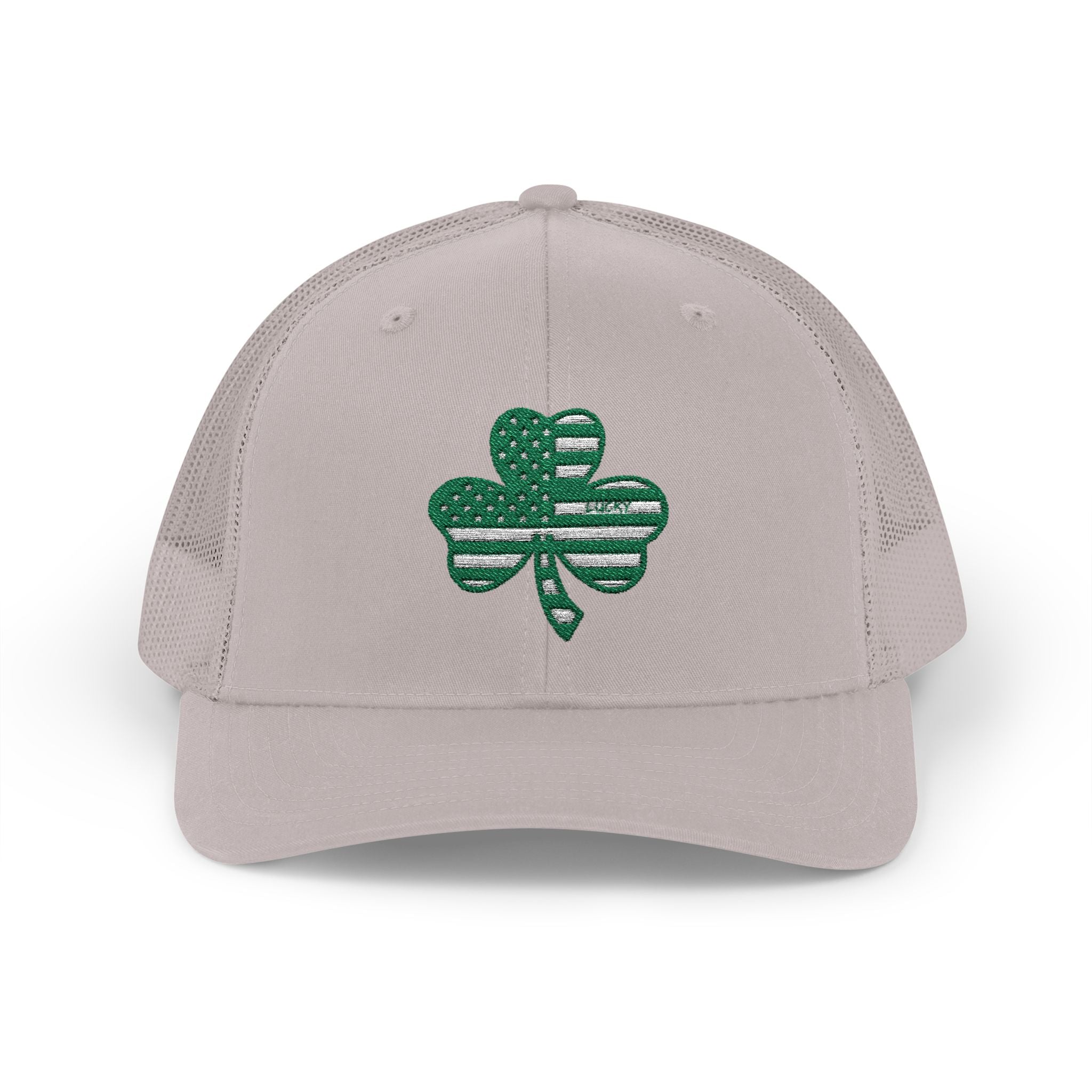 St. Patrick's Day Lucky 4-Leaf Clover Snapback Trucker Cap